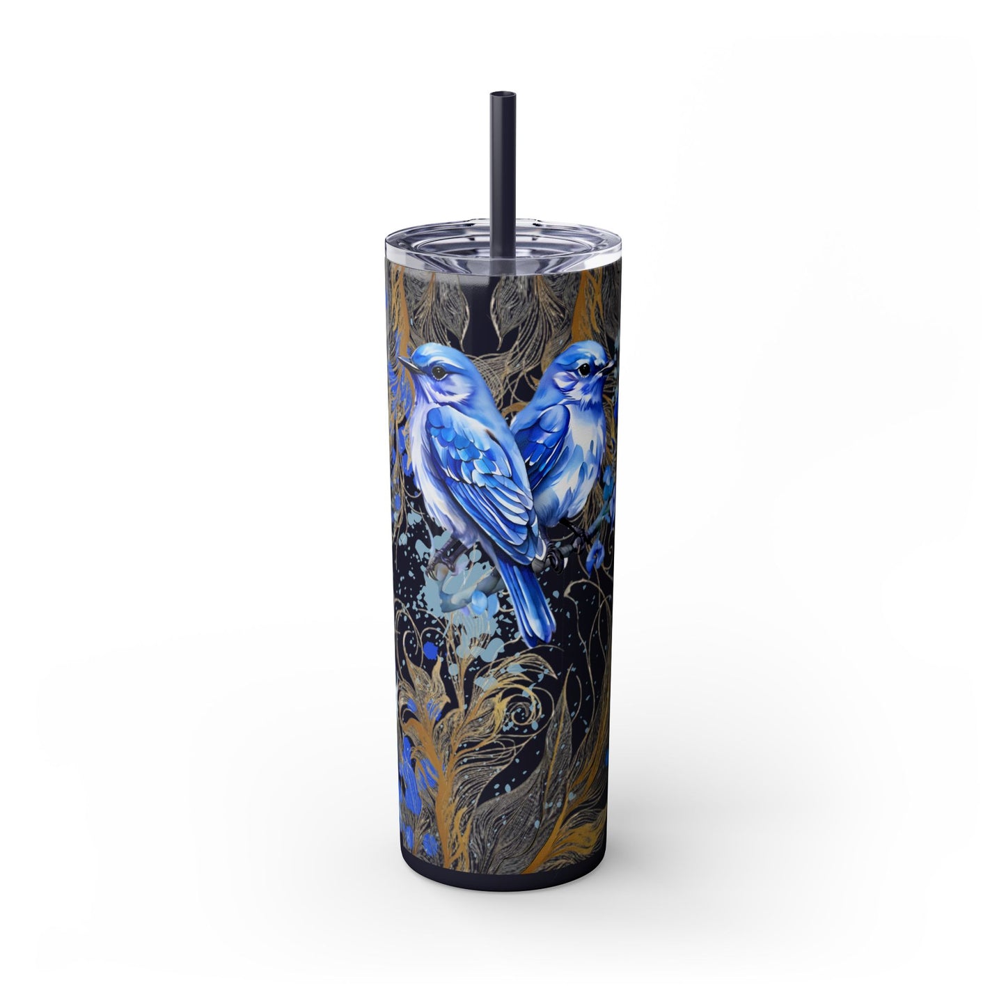 Tumbler Cup Bluebirds Design 20oz