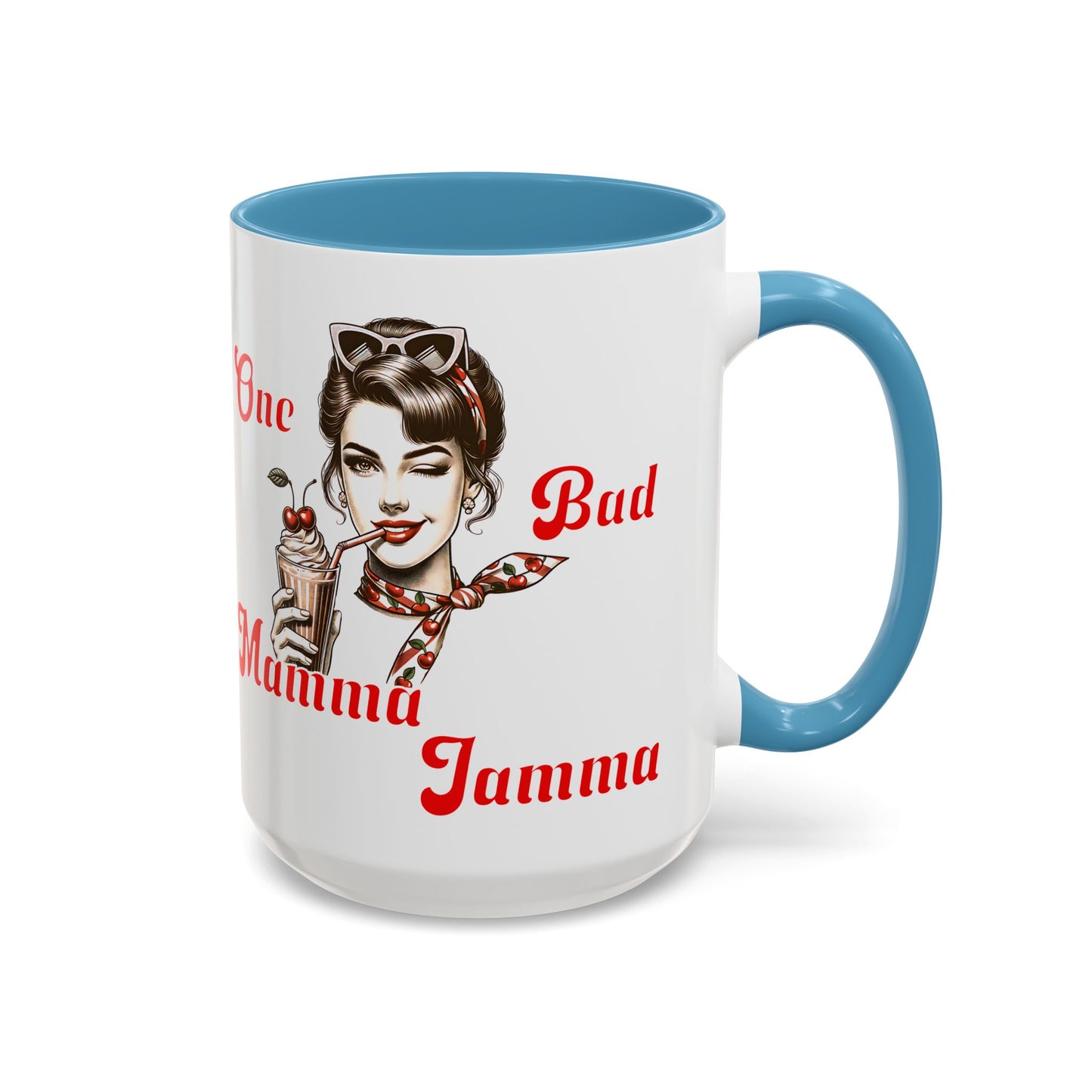 Mug - Vintage Woman One Bad Mamma Jamma