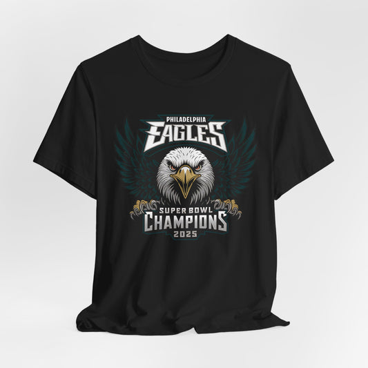 Super Bowl Champions Tee - Eagles, Sports Fan Apparel, Game Day Shirt, Commemorative T-Shirt, Philadelphia Eagles Gear