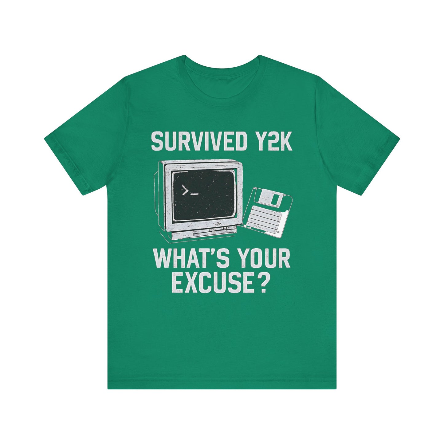 Y2K Survival Tee | Retro T-Shirt, Nostalgic Gift, Gift for Tech Lovers, Funny Graphic Tee, Birthday Gift for Nerds