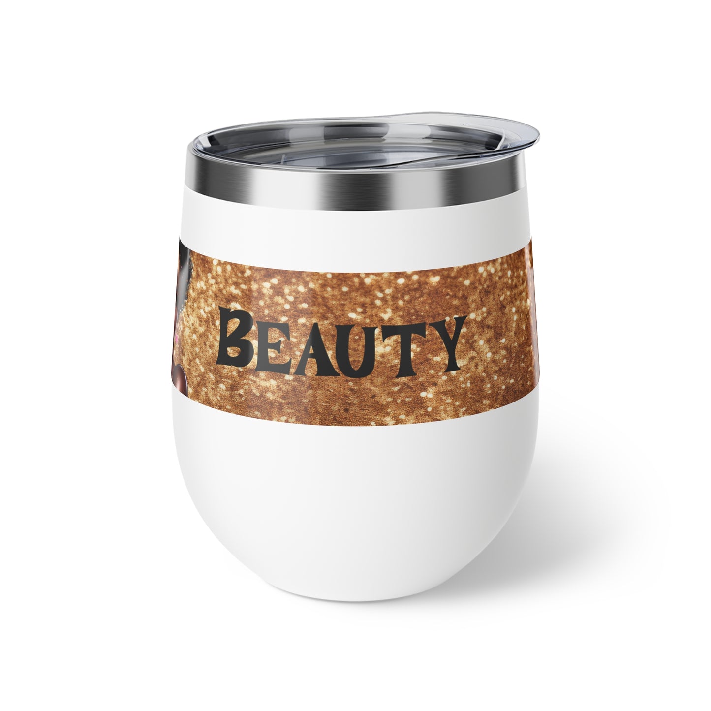 Cancer Beauty Copper Vacuum Insulated Cup, 12oz