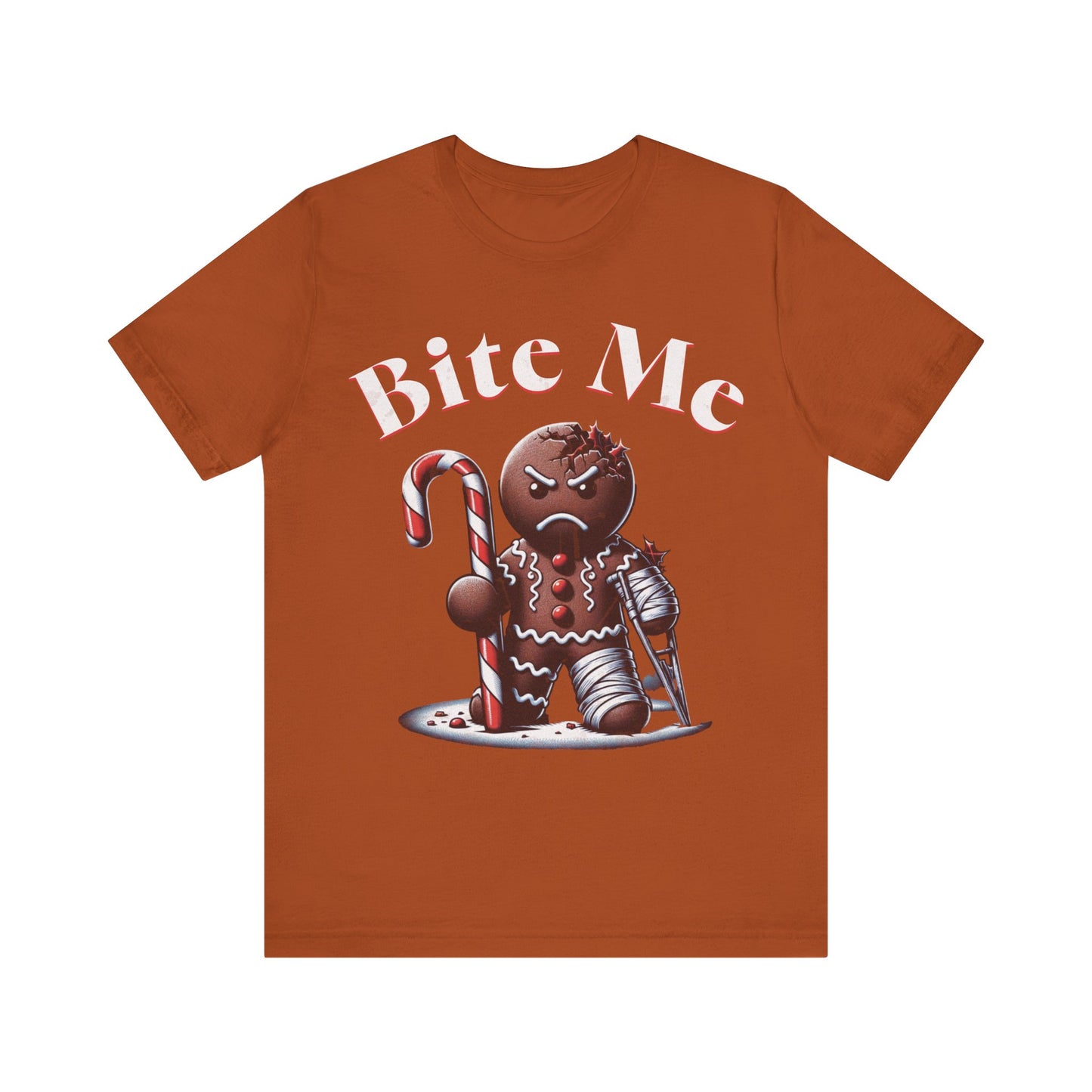 Christmas Gingerbread Bite Me- Tee