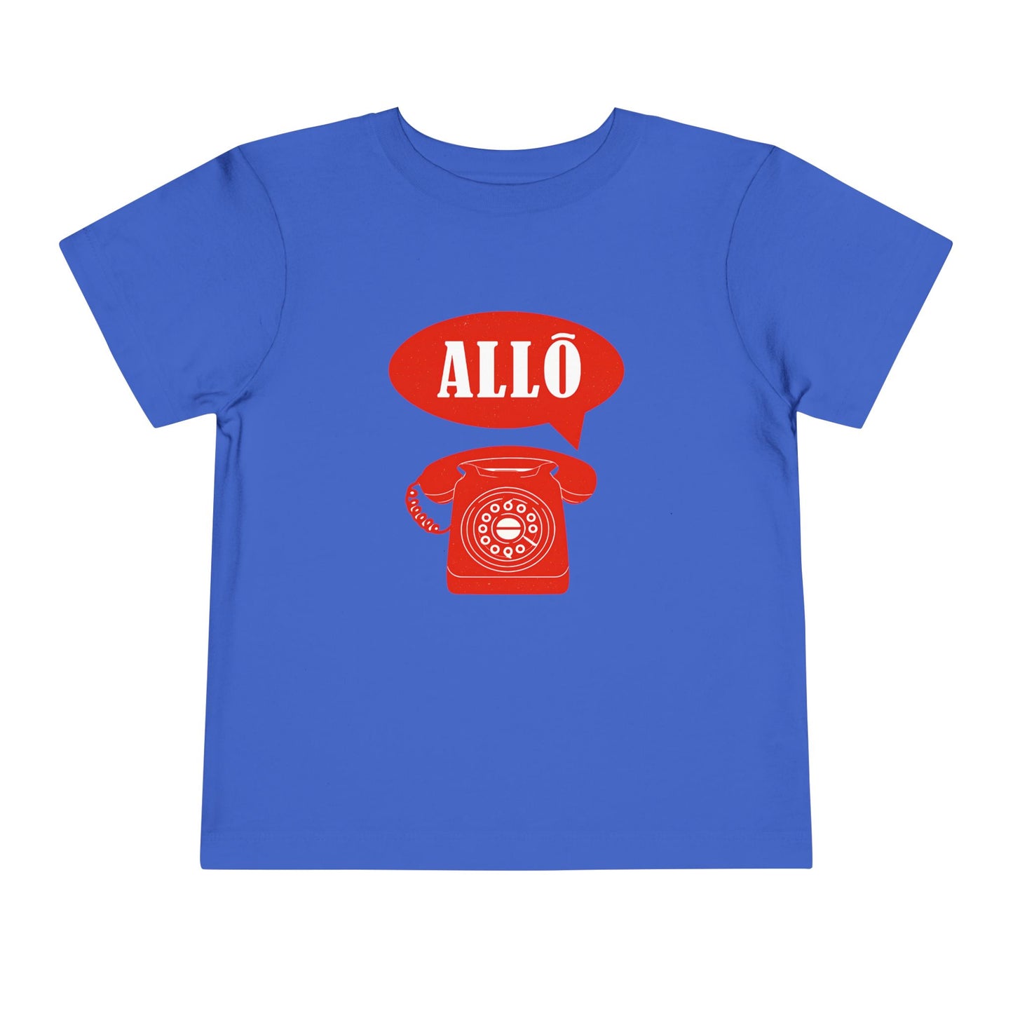 Cute Toddler Short Sleeve Tee- Retro Telephone