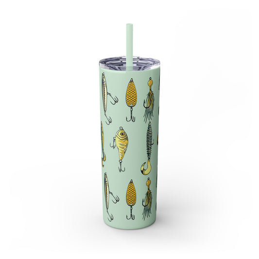 Fishing Lure Skinny 20oz Tumbler