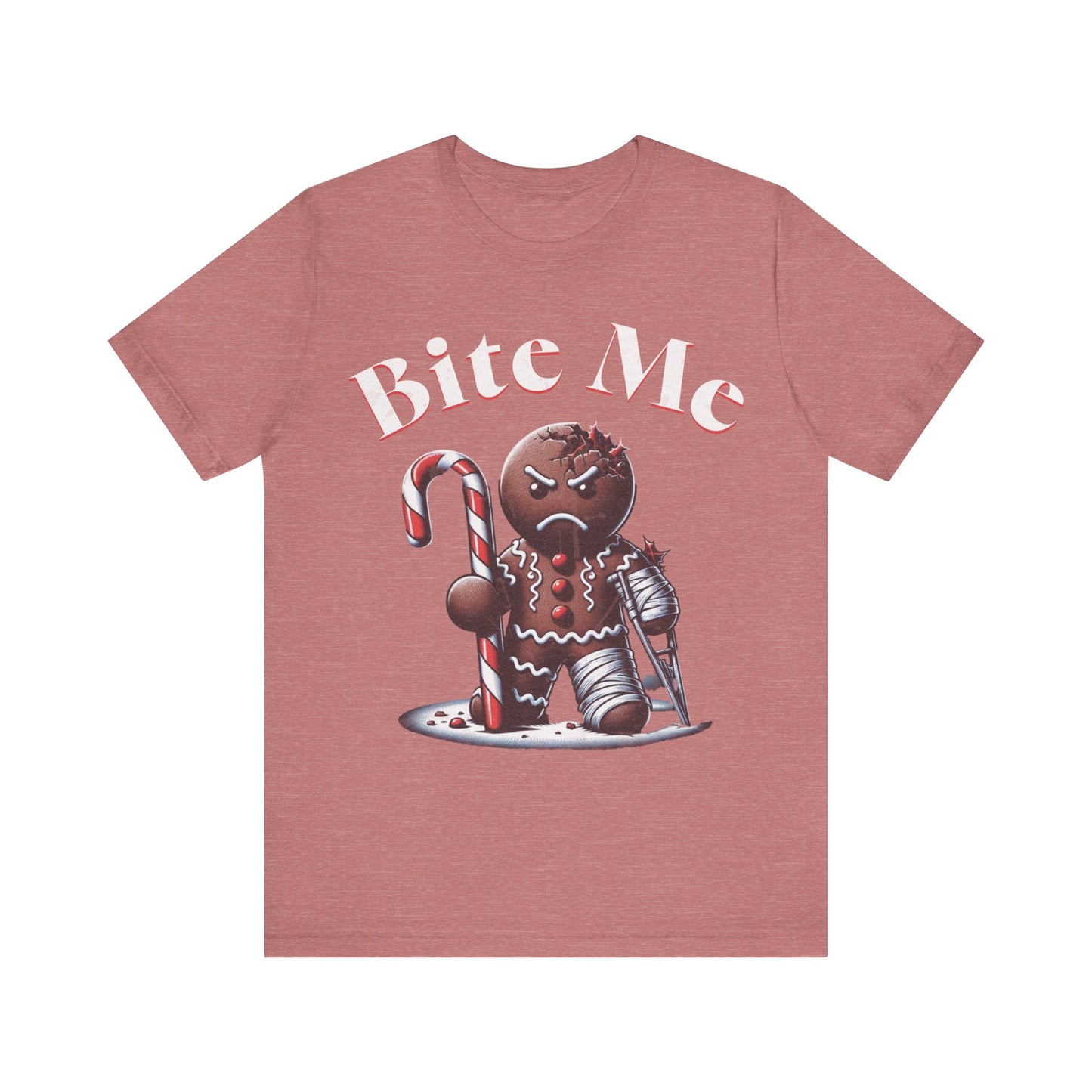 Christmas Gingerbread Bite Me- Tee