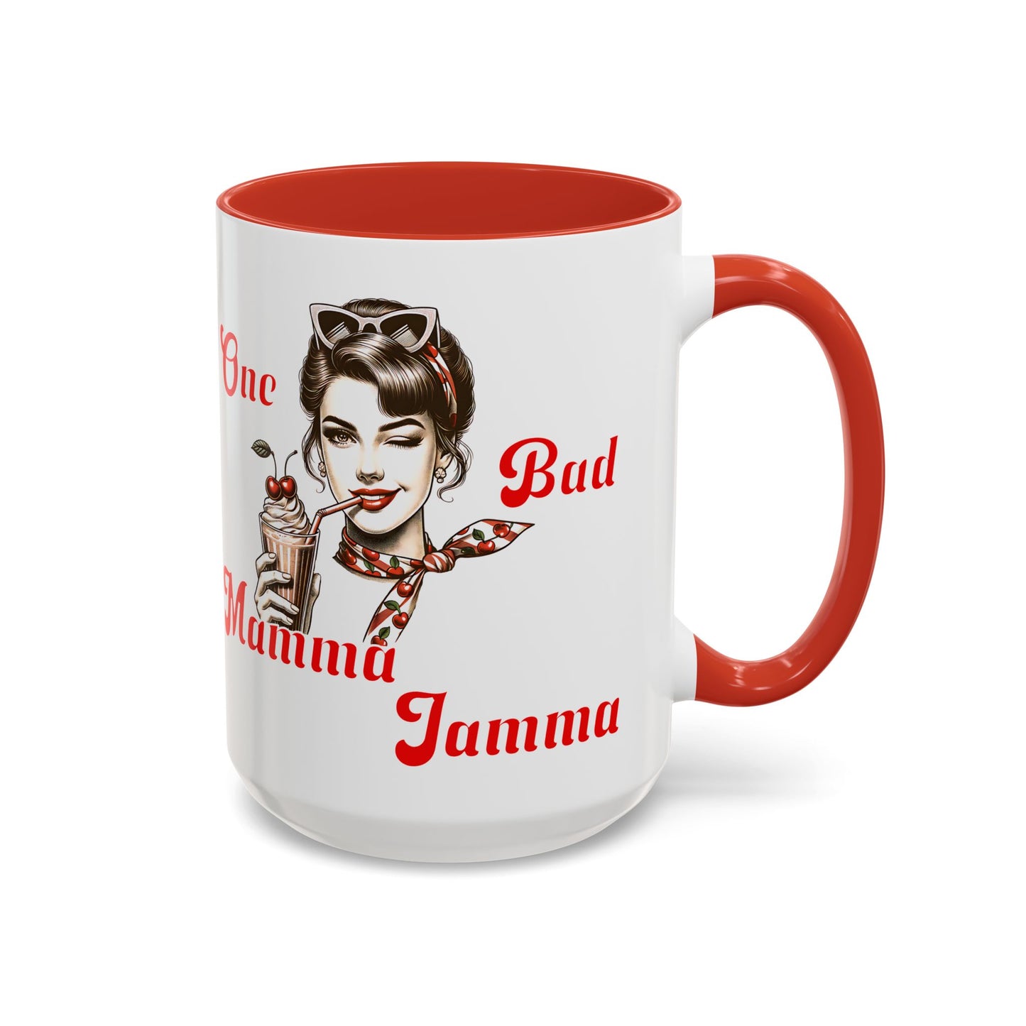 Mug - Vintage Woman One Bad Mamma Jamma