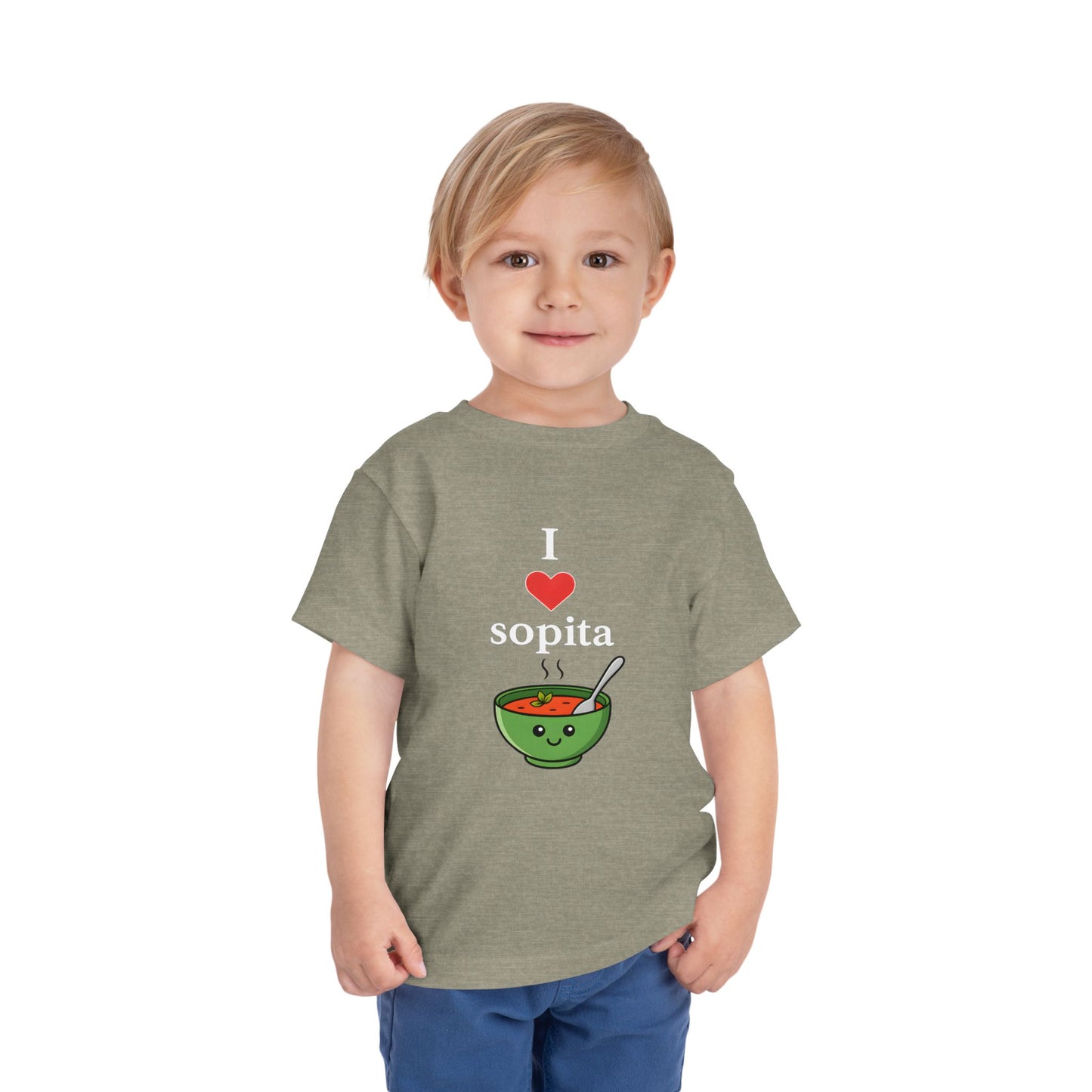 Cute Toddler Short Sleeve Tee with 'GUAU GUAU' Dog Design,