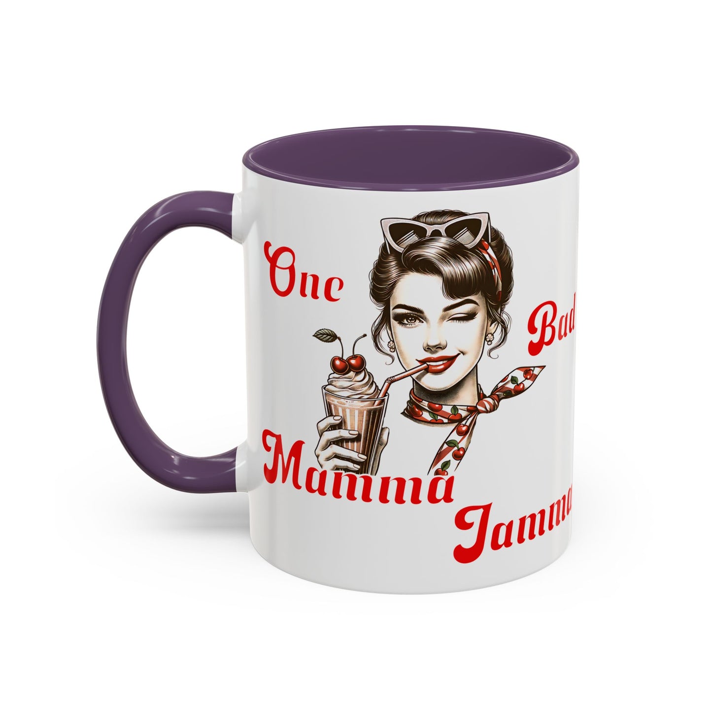 Mug - Vintage Woman One Bad Mamma Jamma