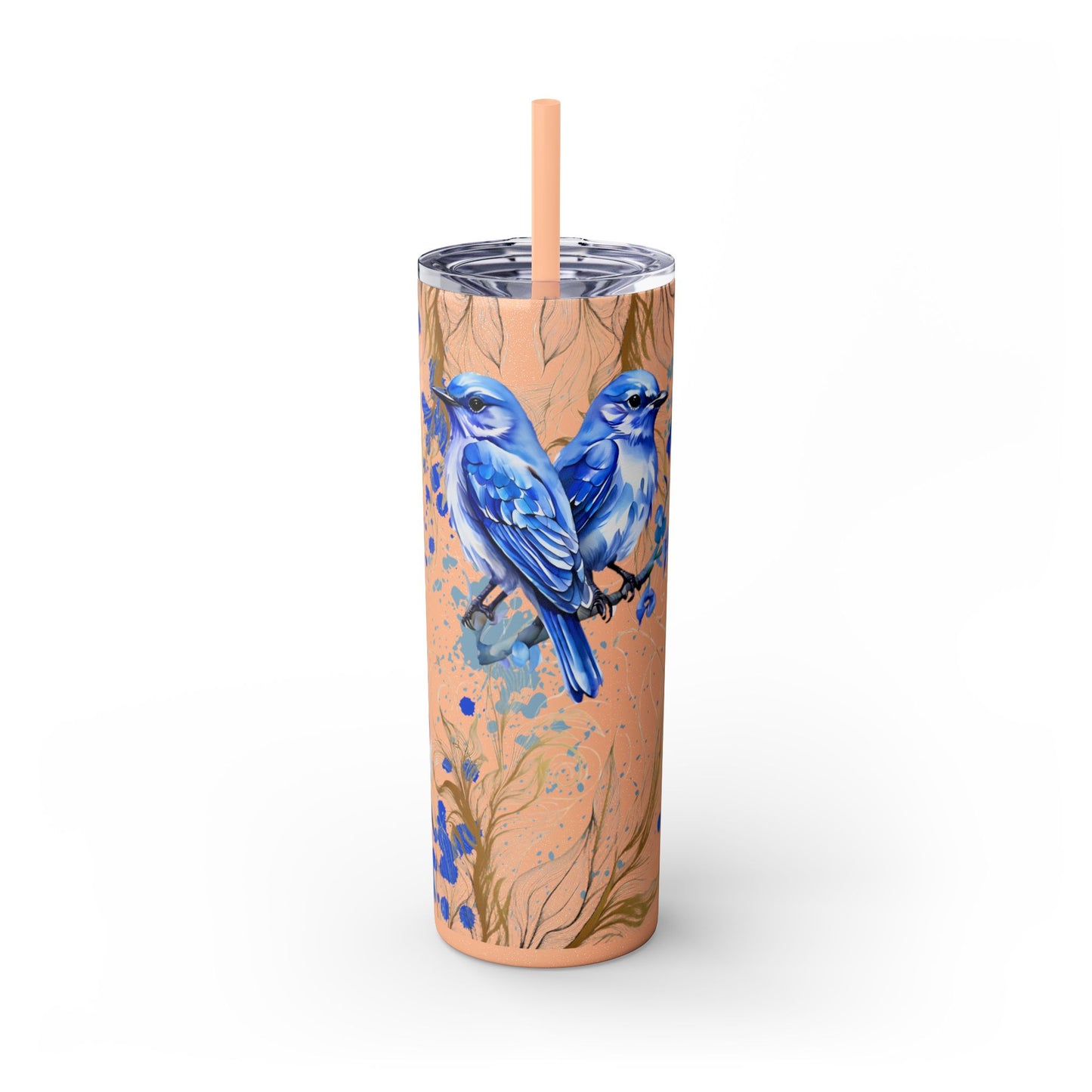 Tumbler Cup Bluebirds Design 20oz