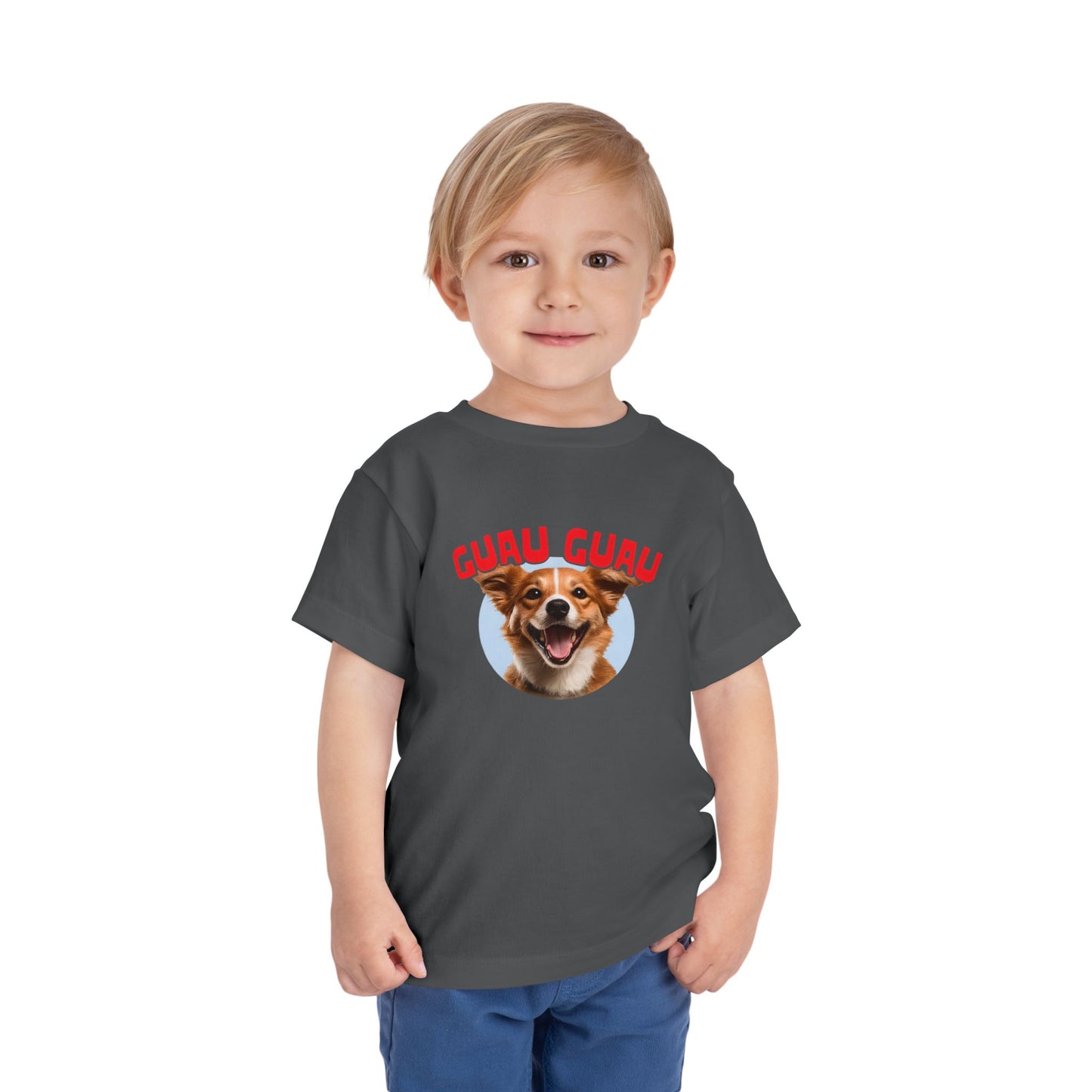 Cheerful Dog Tee for Toddlers | Cute Pet -T-Shirt