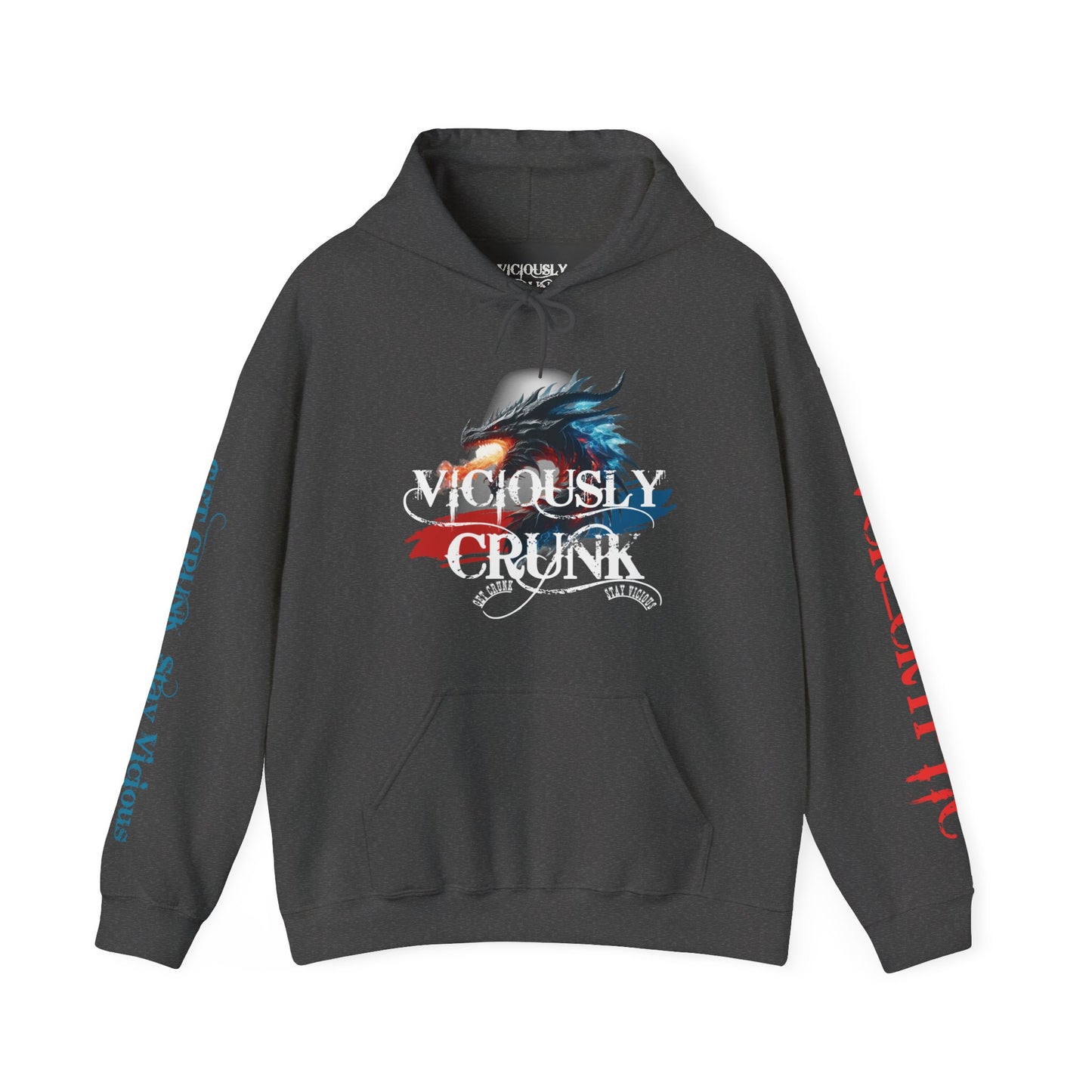 Viciously Crunk Custom name - Hoodie