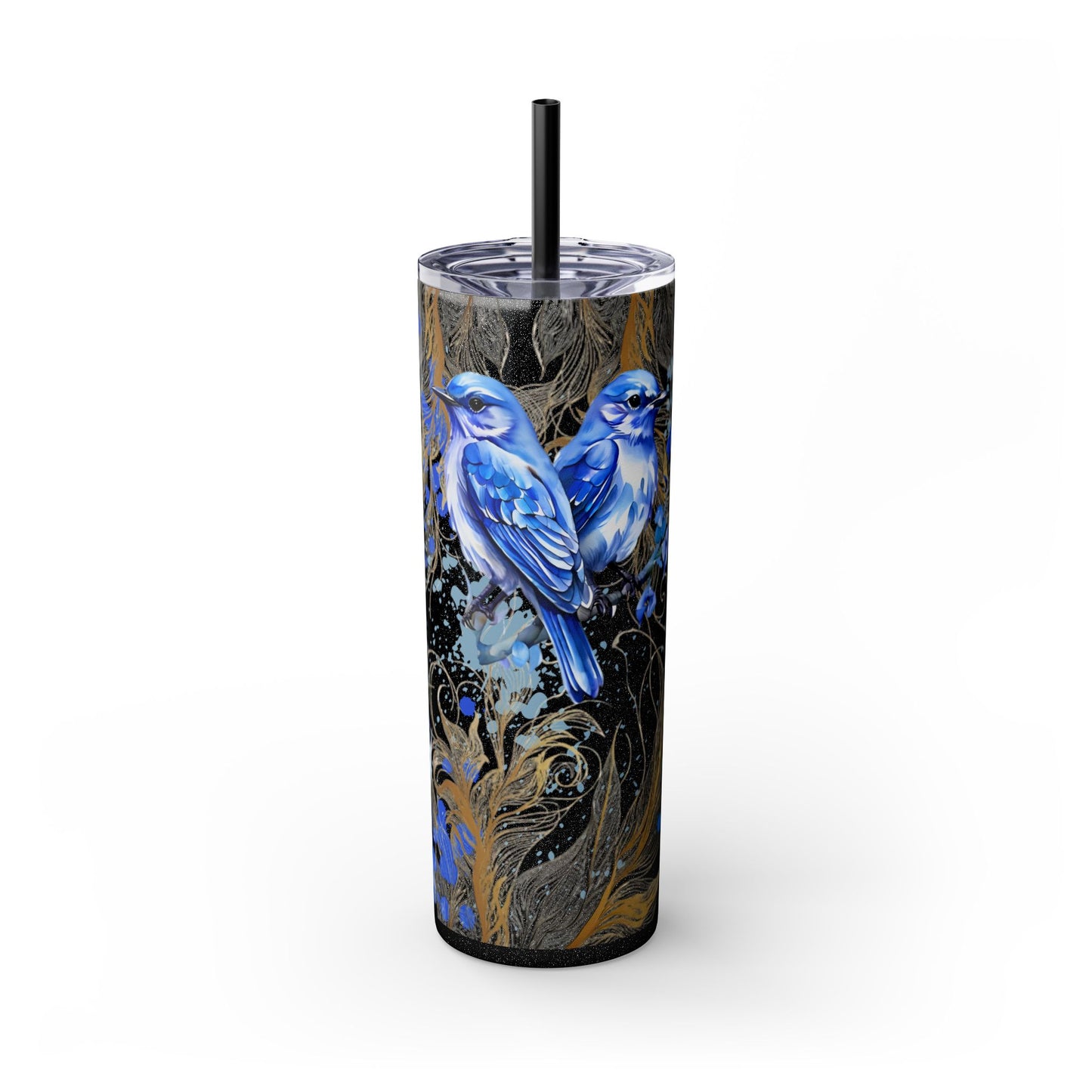 Tumbler Cup Bluebirds Design 20oz