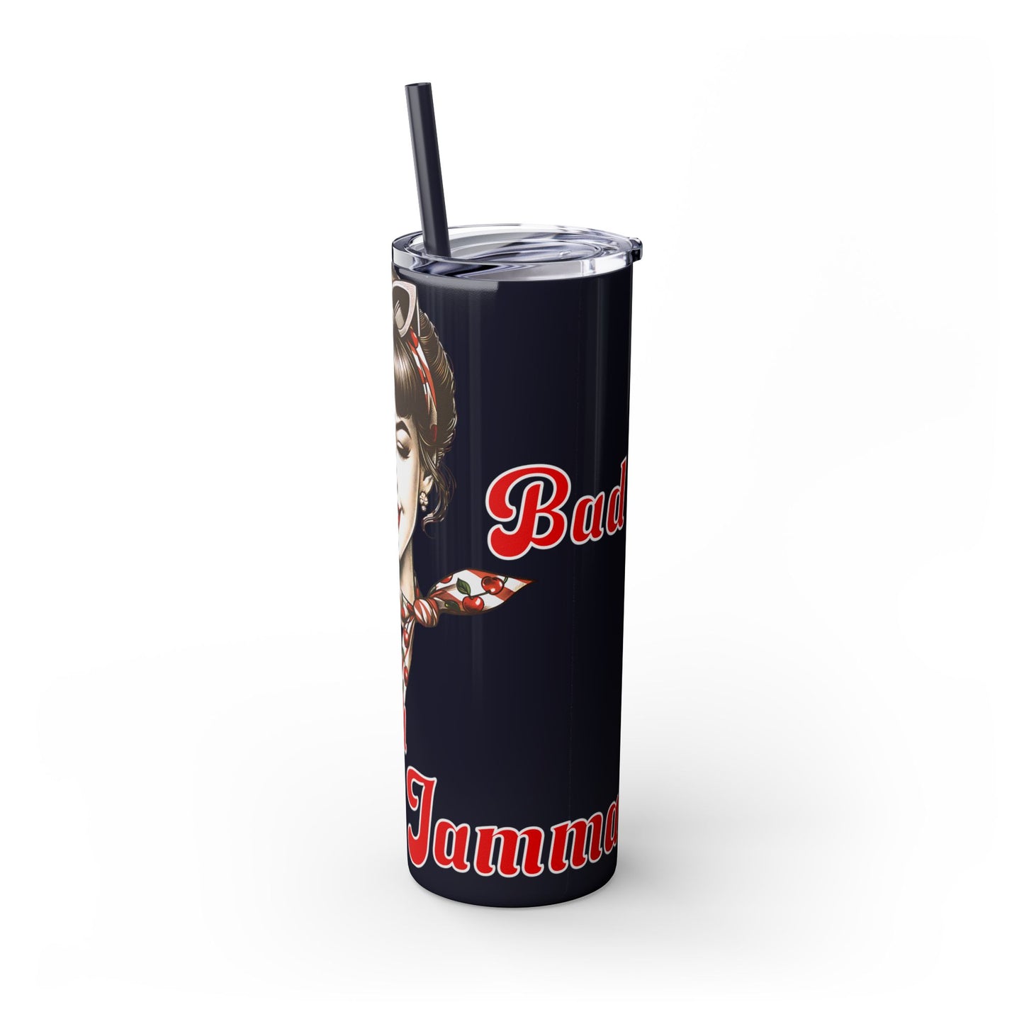 One bad mamma jamma vintage Skinny Tumbler