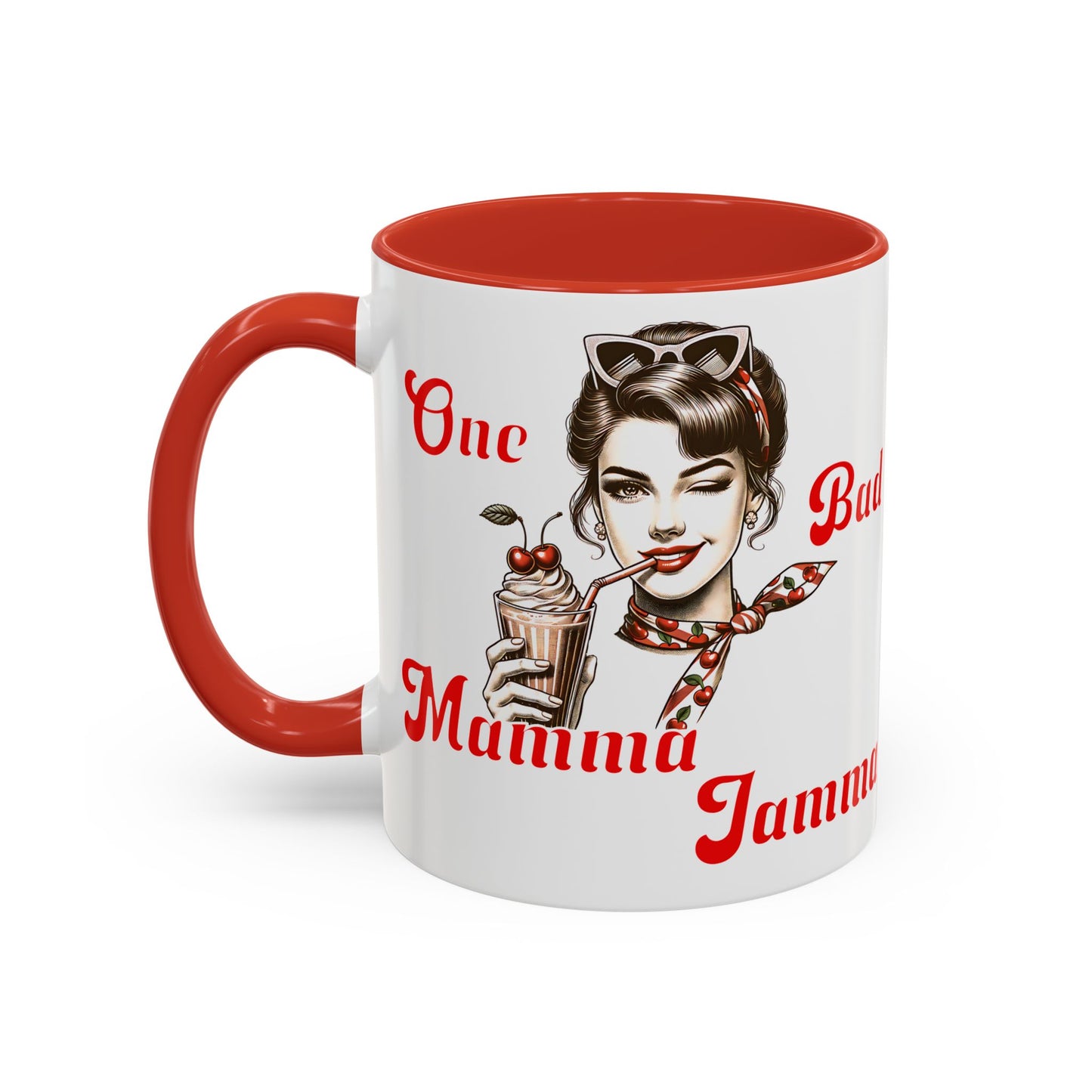 Mug - Vintage Woman One Bad Mamma Jamma