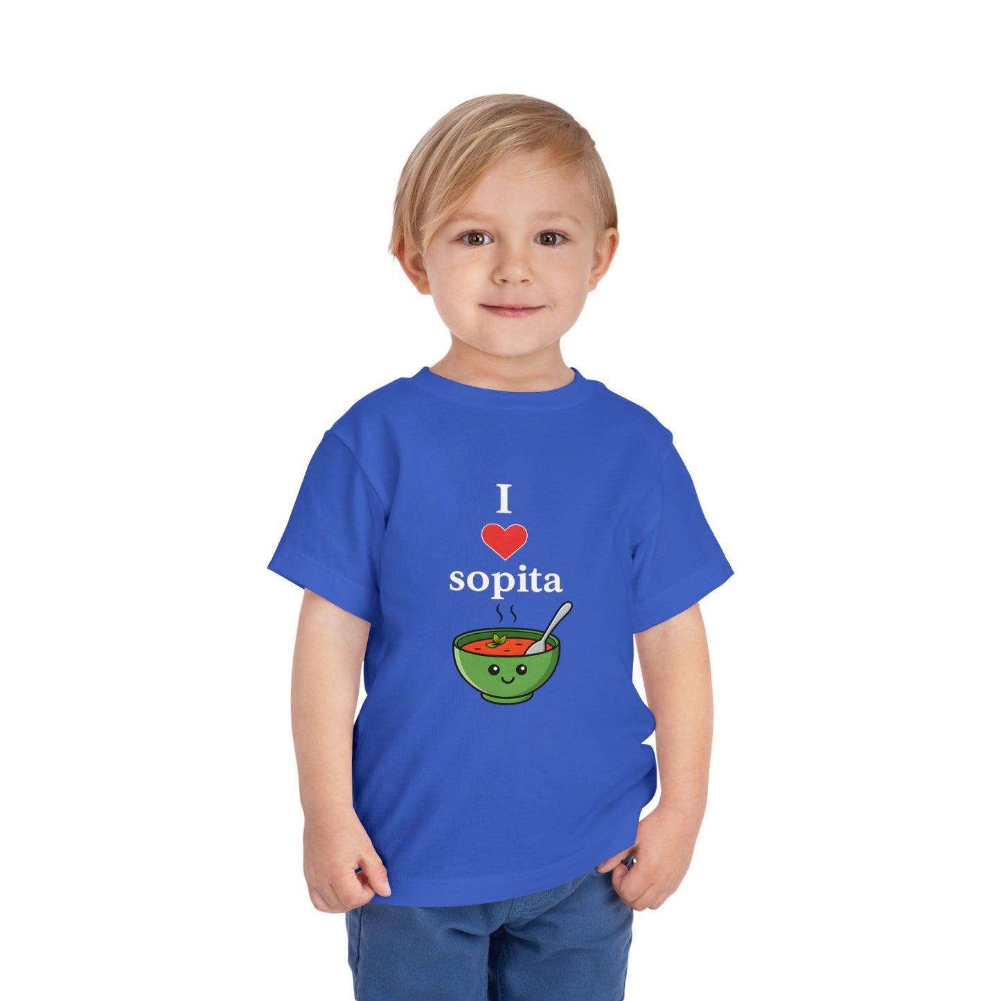 Cute Toddler Short Sleeve Tee with 'GUAU GUAU' Dog Design,