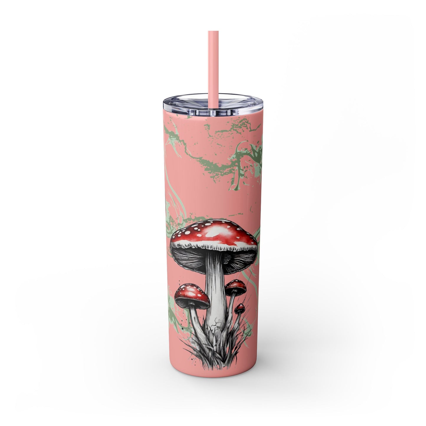 Tumbler Cup Mushrooms Design 20oz