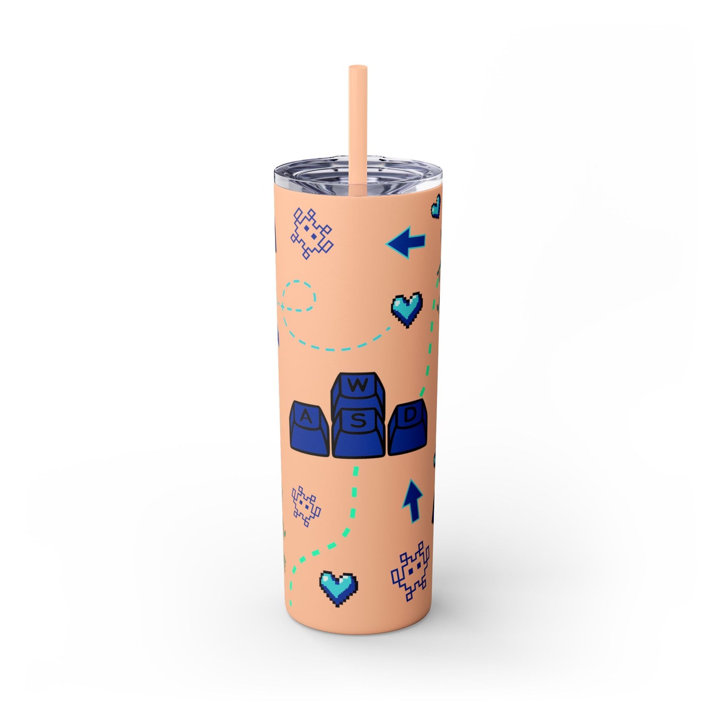 Gaming Tumbler - I Like the Way You Move, 20oz Skinny Tumbler with Straw