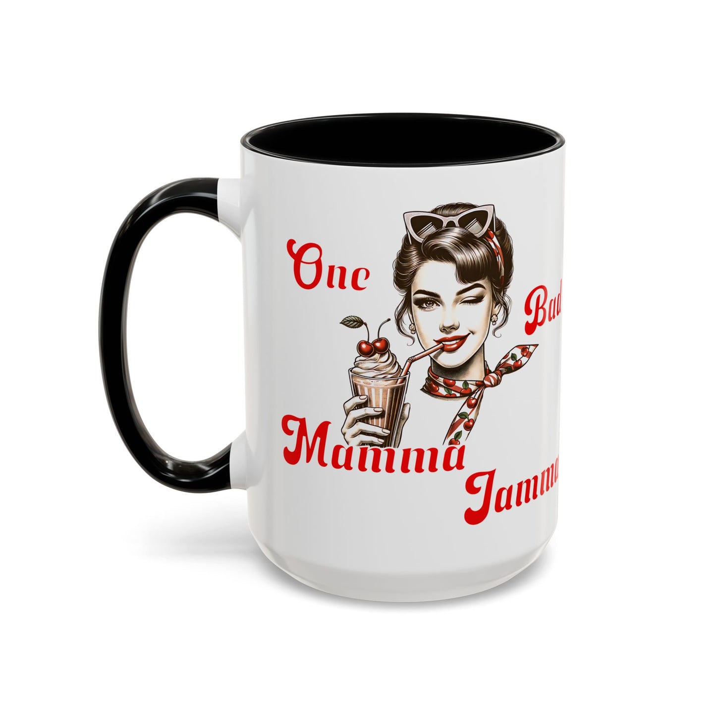 Mug - Vintage Woman One Bad Mamma Jamma
