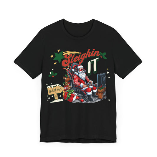 Christmas Santa Family Shirt, Christmas Santa gaming tee