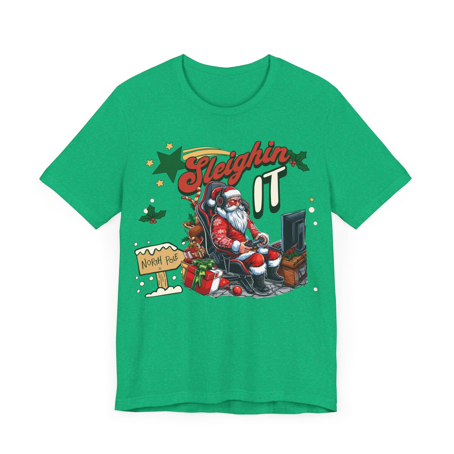 Christmas Santa Family Shirt, Christmas Santa gaming tee
