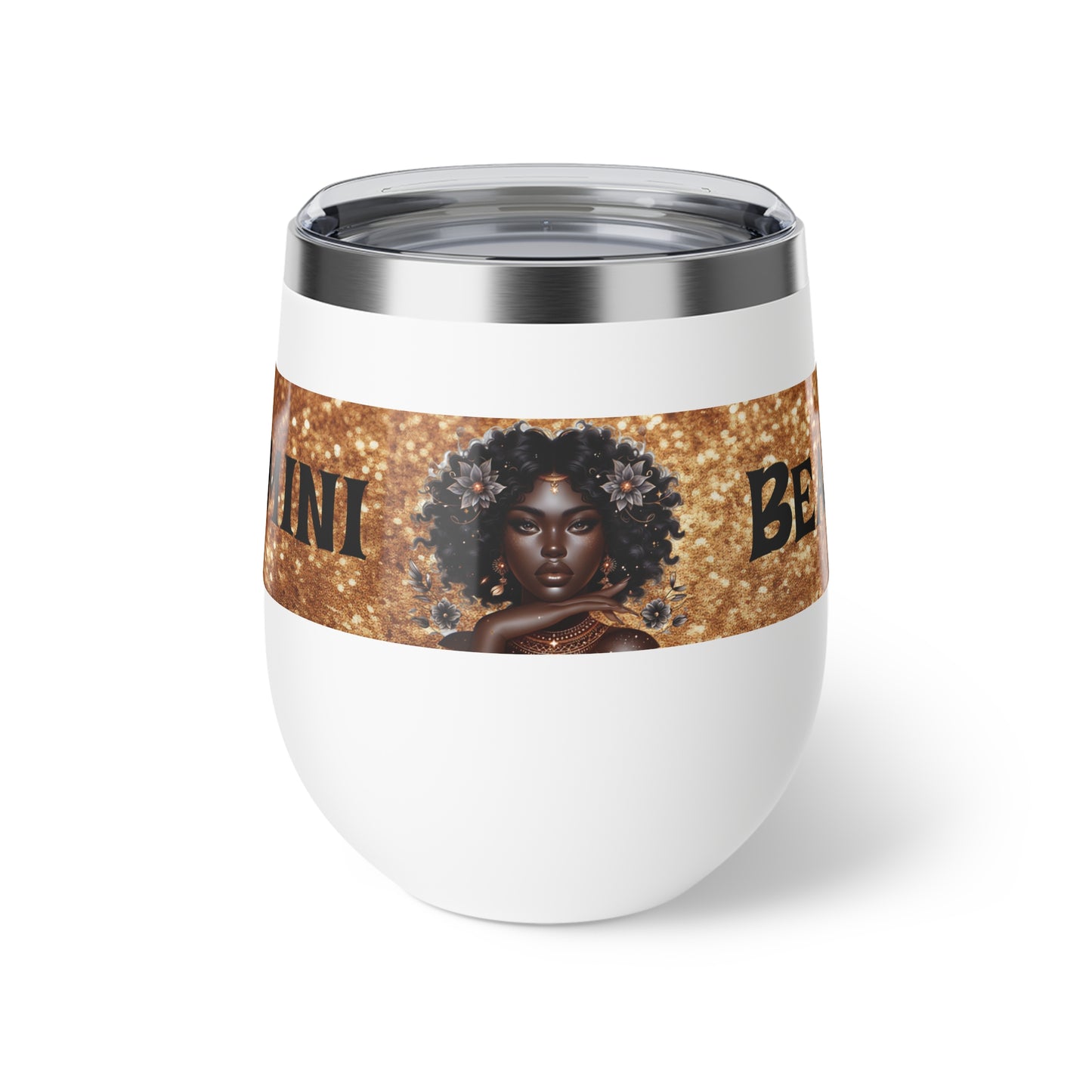 Gemini Beauty Copper Vacuum Insulated Cup, 12oz