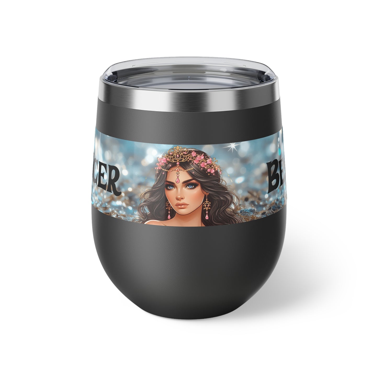 Cancer Beauty Copper Vacuum Insulated Cup, 12oz