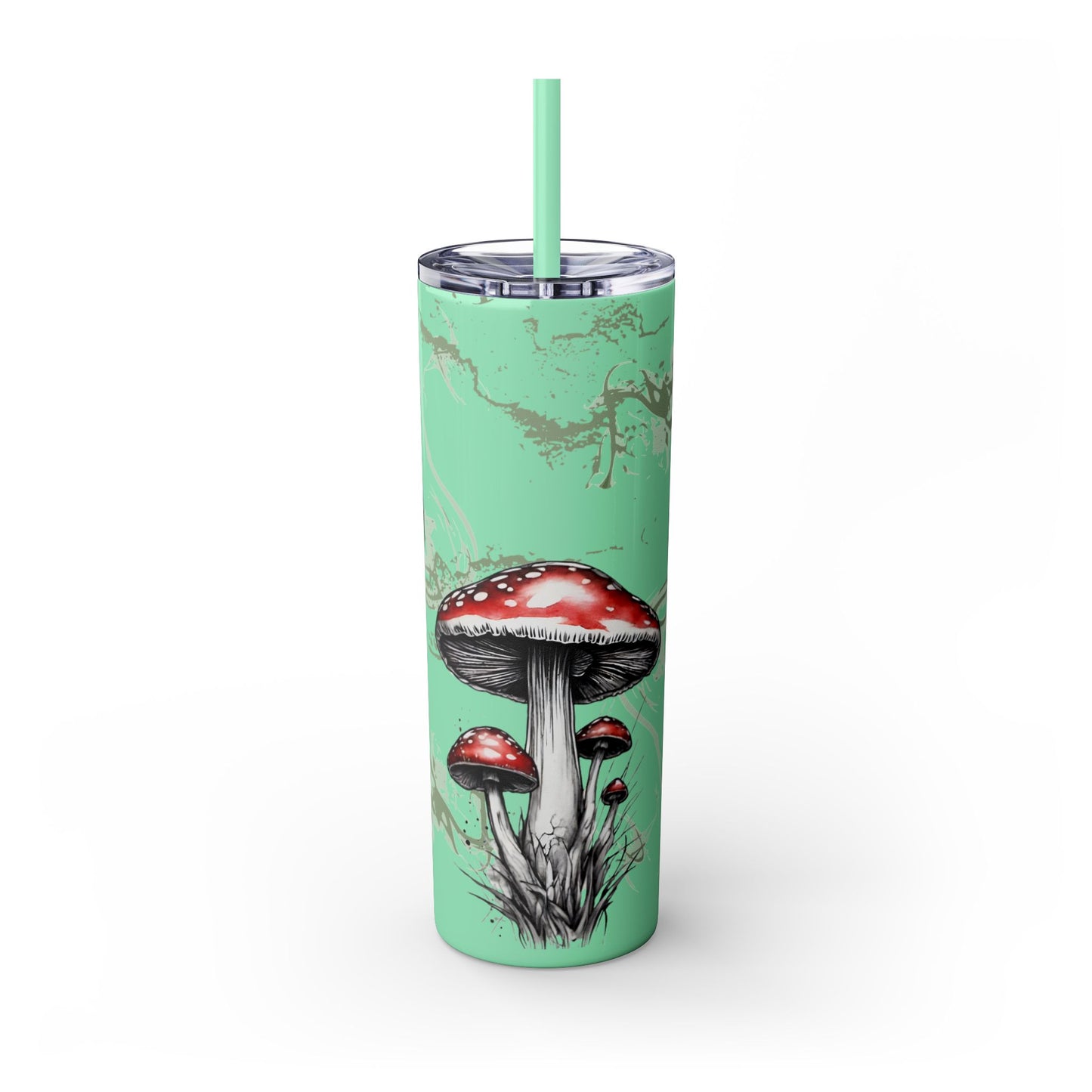 Tumbler Cup Mushrooms Design 20oz