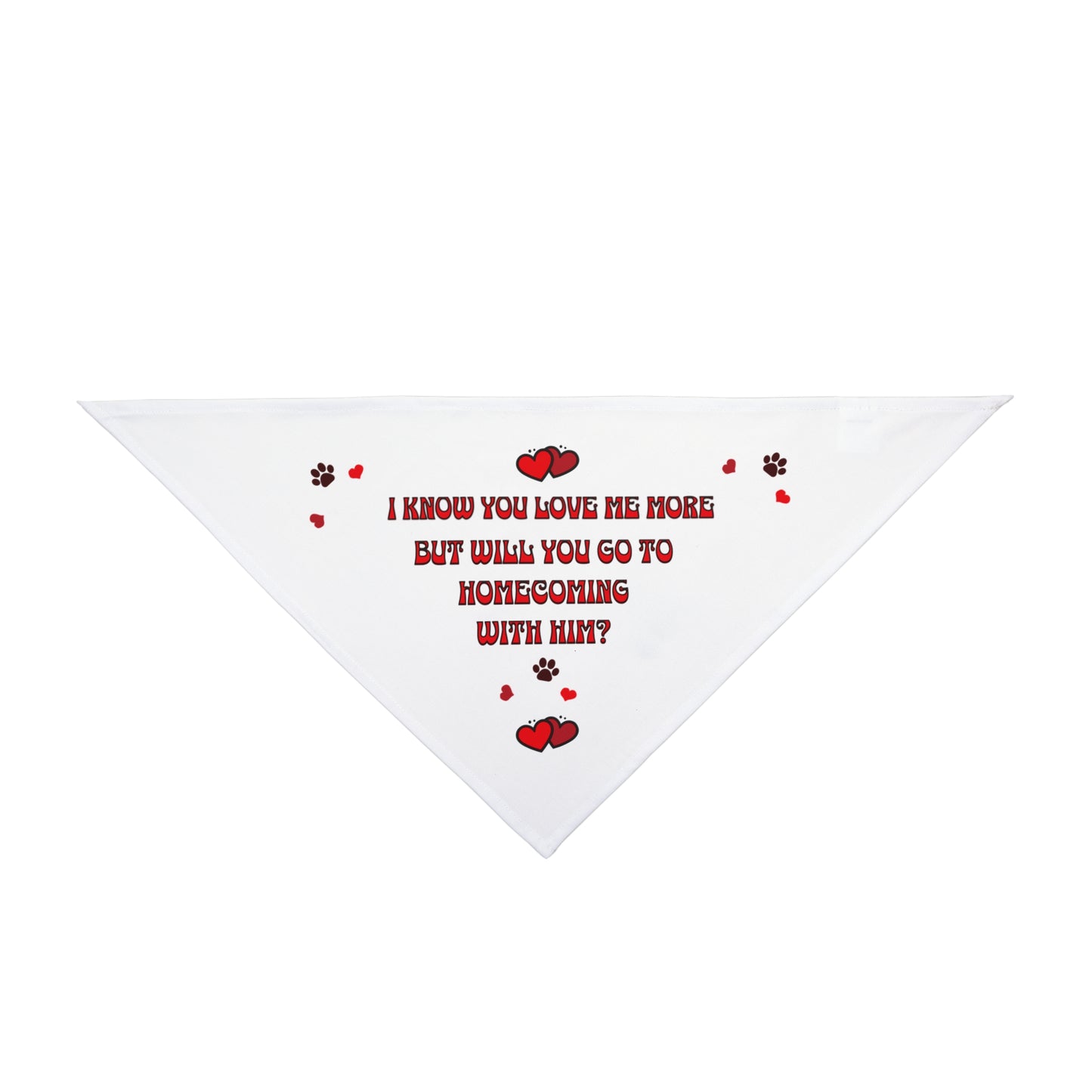 Homecoming with him? Pet Bandana