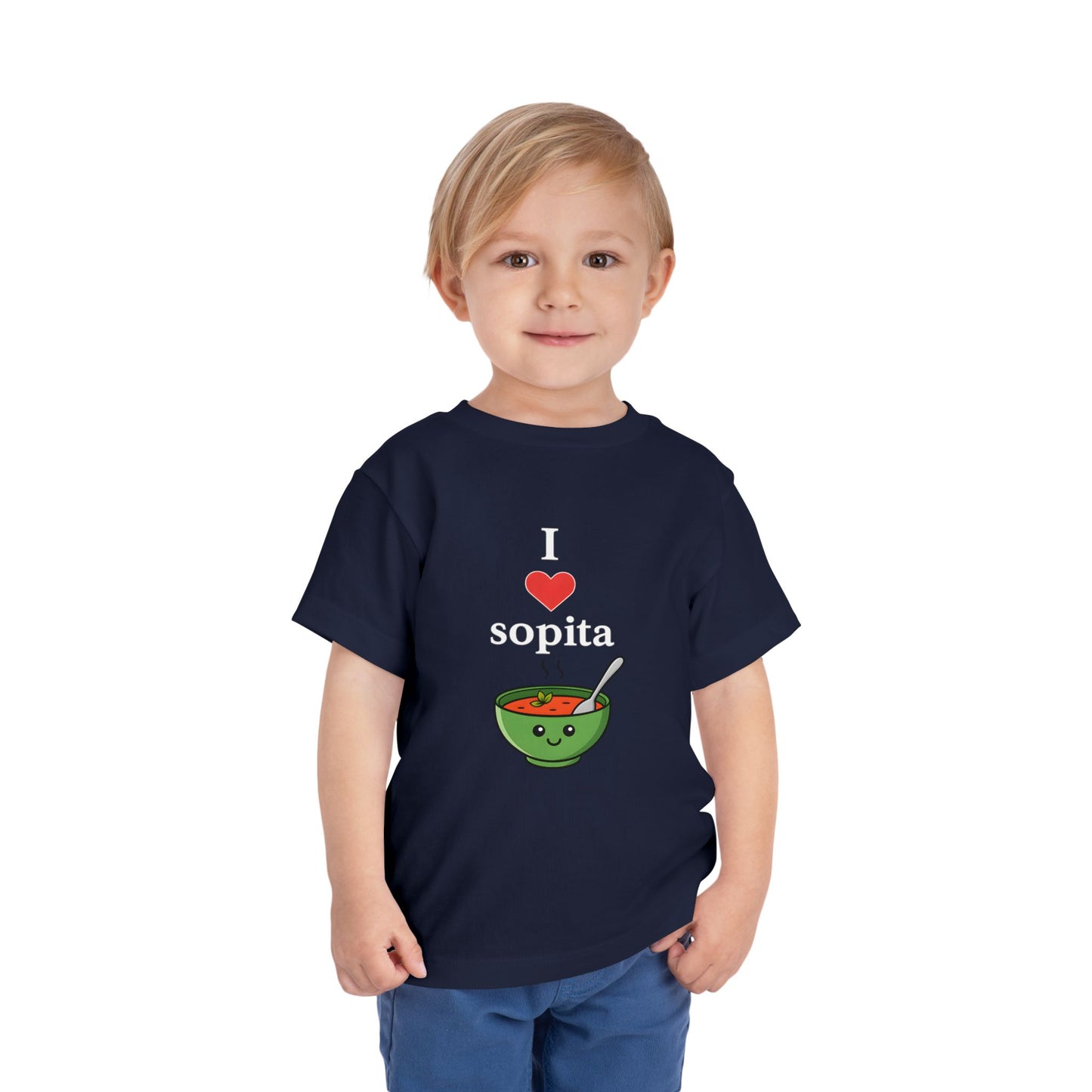 Cute Toddler Short Sleeve Tee with 'GUAU GUAU' Dog Design,