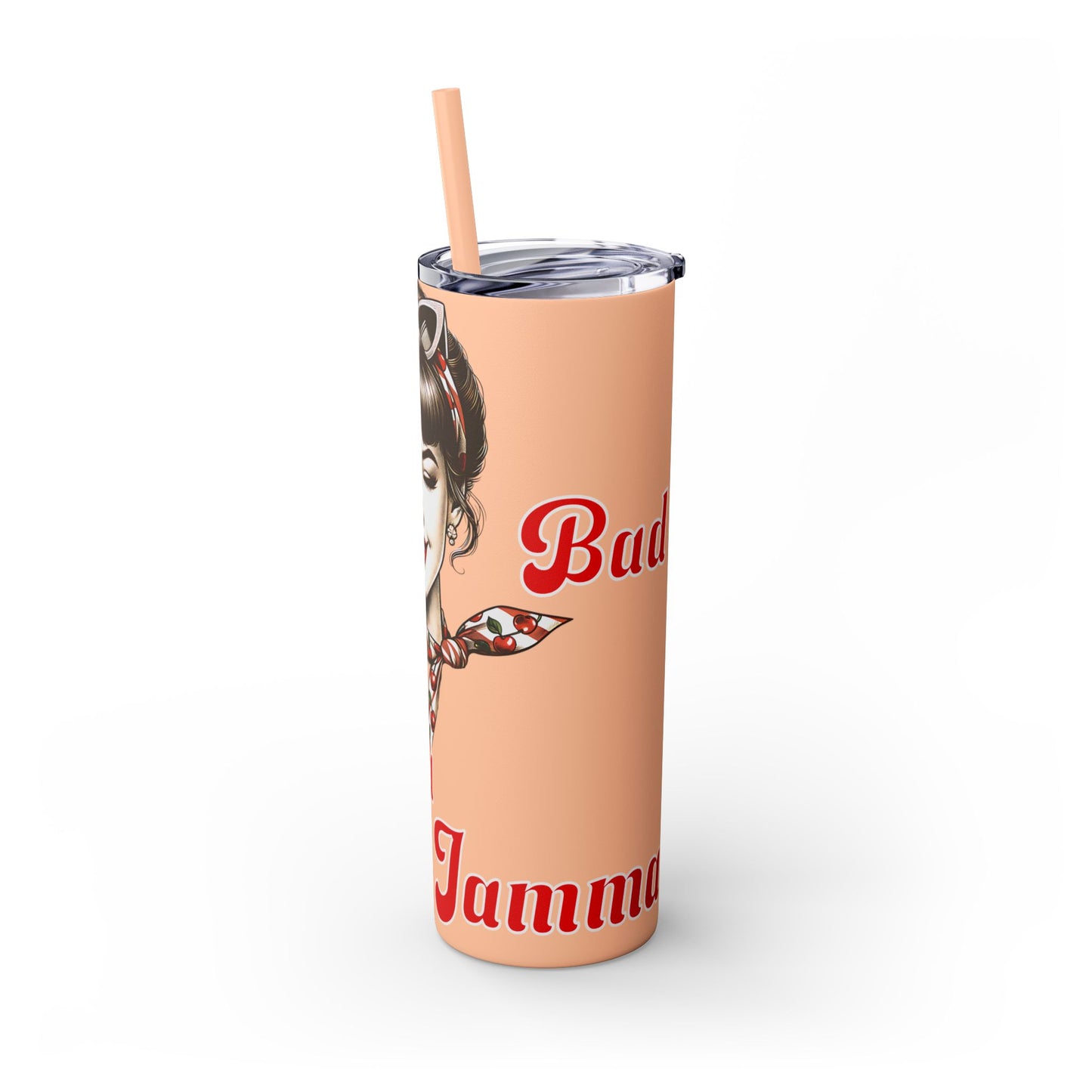 One bad mamma jamma vintage Skinny Tumbler