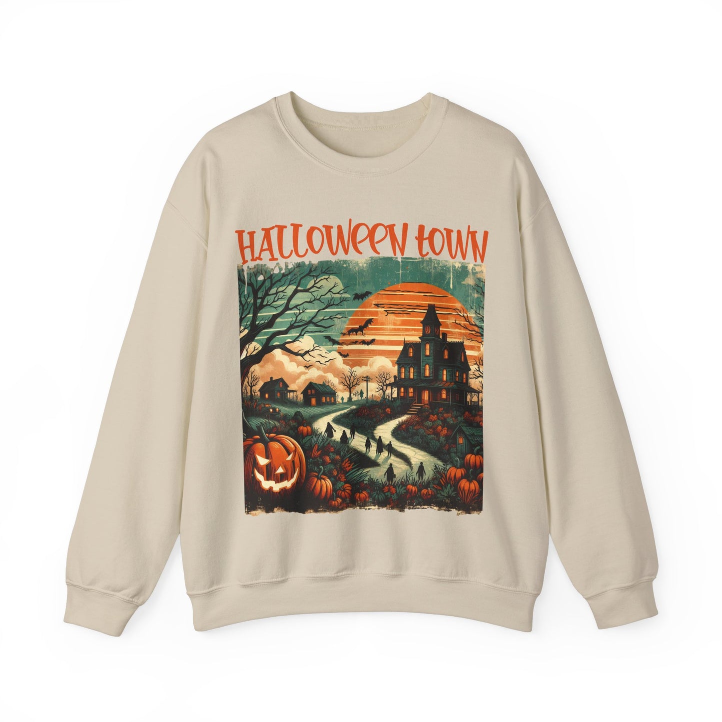 Halloween Town-Unisex Heavy Blend™ Crewneck Sweatshirt