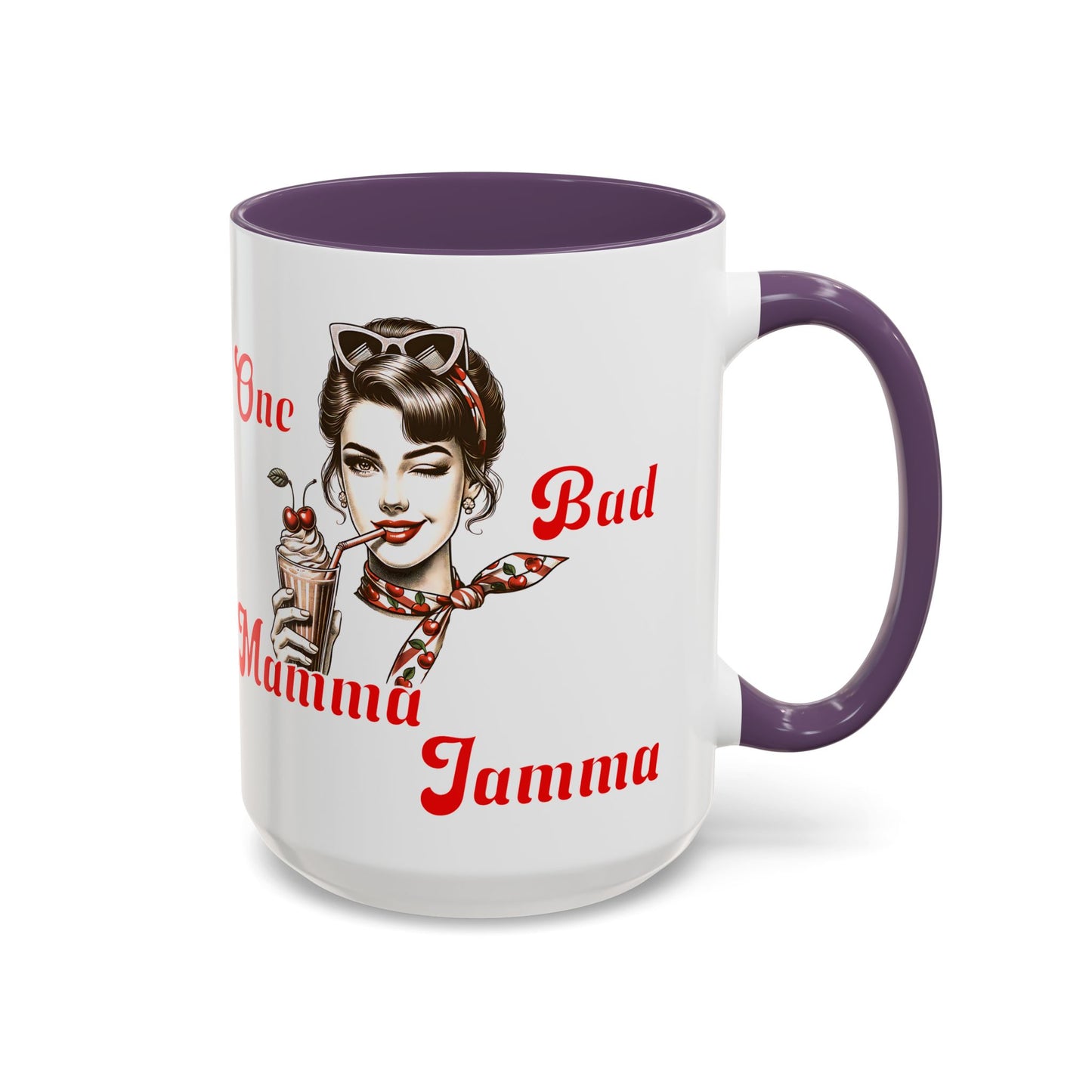 Mug - Vintage Woman One Bad Mamma Jamma