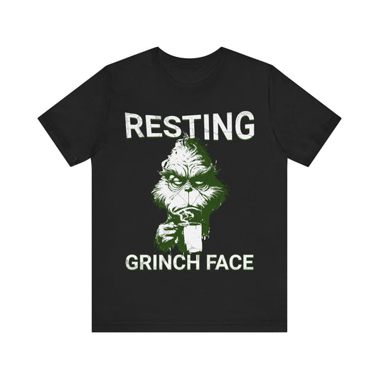 Grinch Resting Grinch Face- Tee