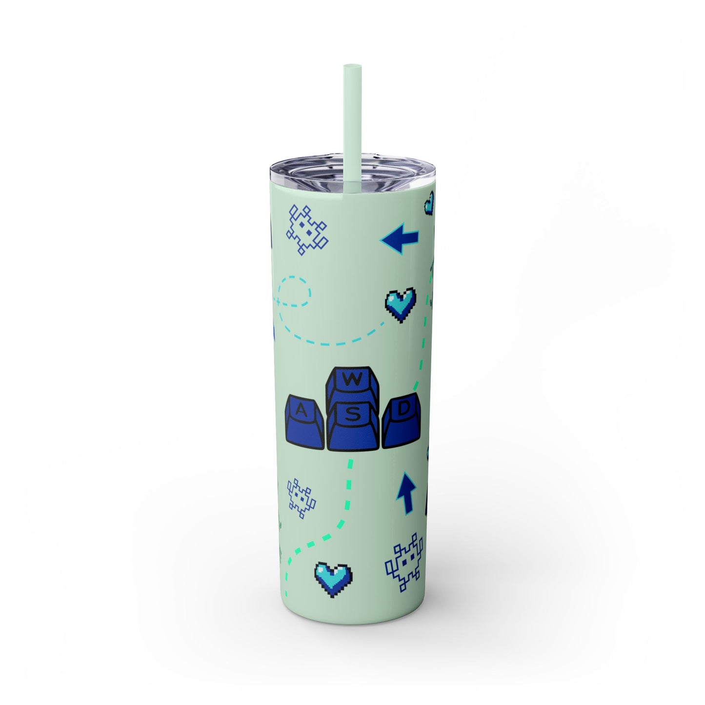 Gaming Tumbler - I Like the Way You Move, 20oz Skinny Tumbler with Straw