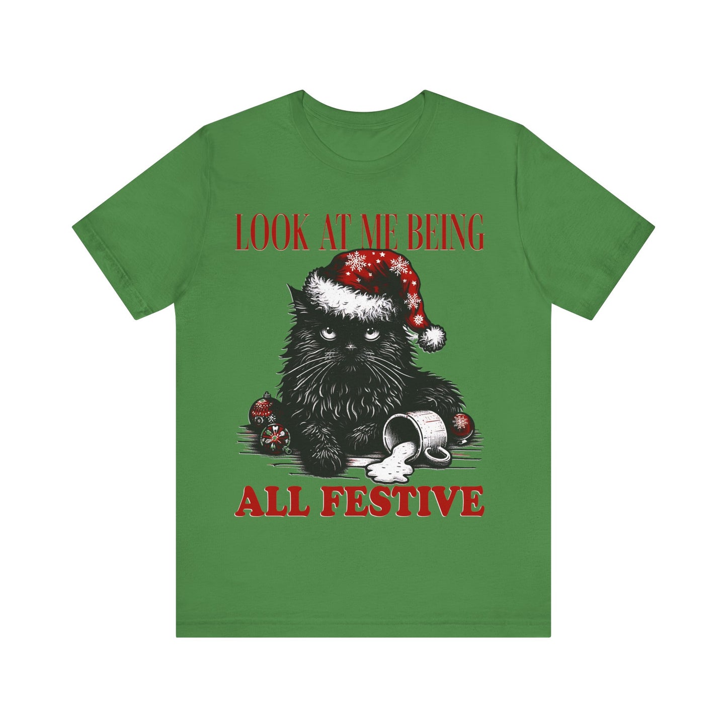 Christmas Cat festive- Tee