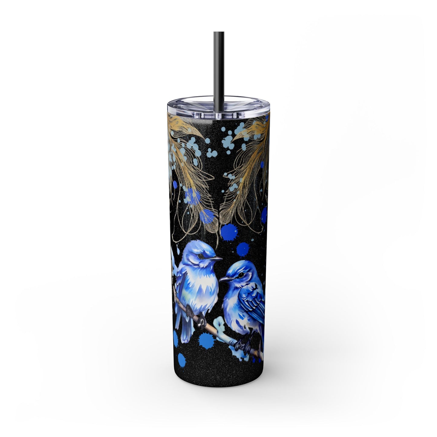 Tumbler Cup Bluebirds Design 20oz