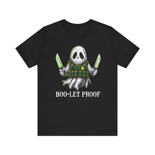 Spooky Ghost Tee, Halloween Shirt- Boo-let Proof Shirt