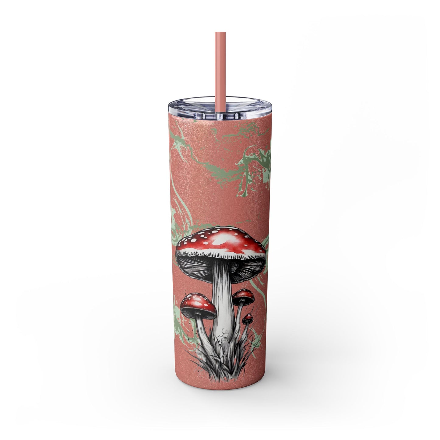 Tumbler Cup Mushrooms Design 20oz