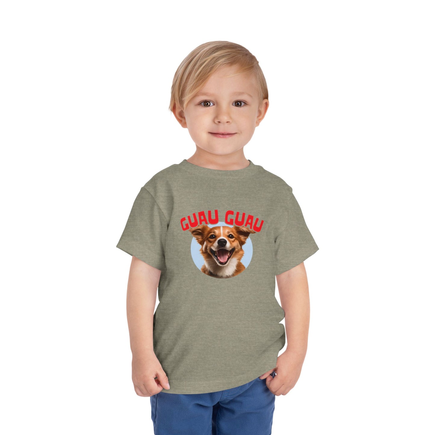 Cheerful Dog Tee for Toddlers | Cute Pet -T-Shirt