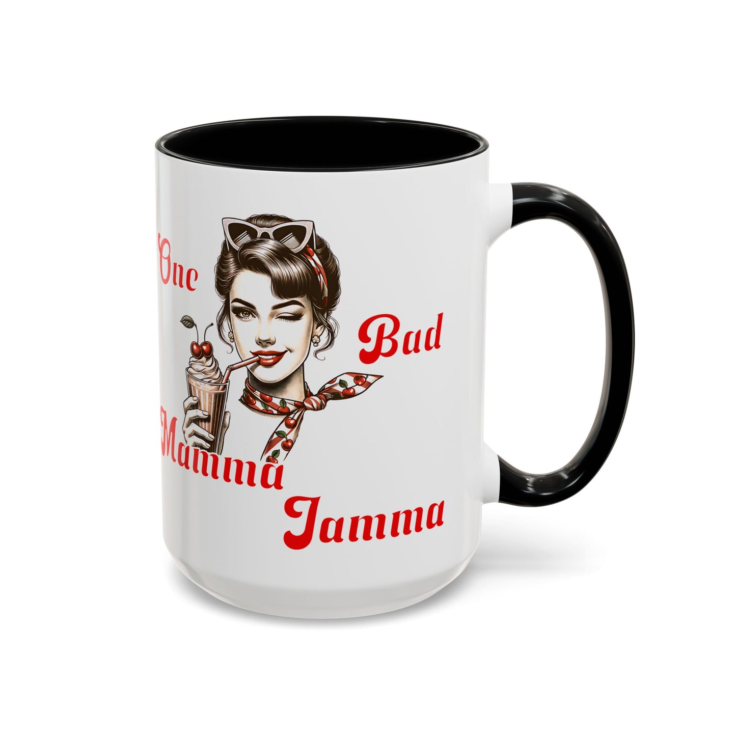 Mug - Vintage Woman One Bad Mamma Jamma