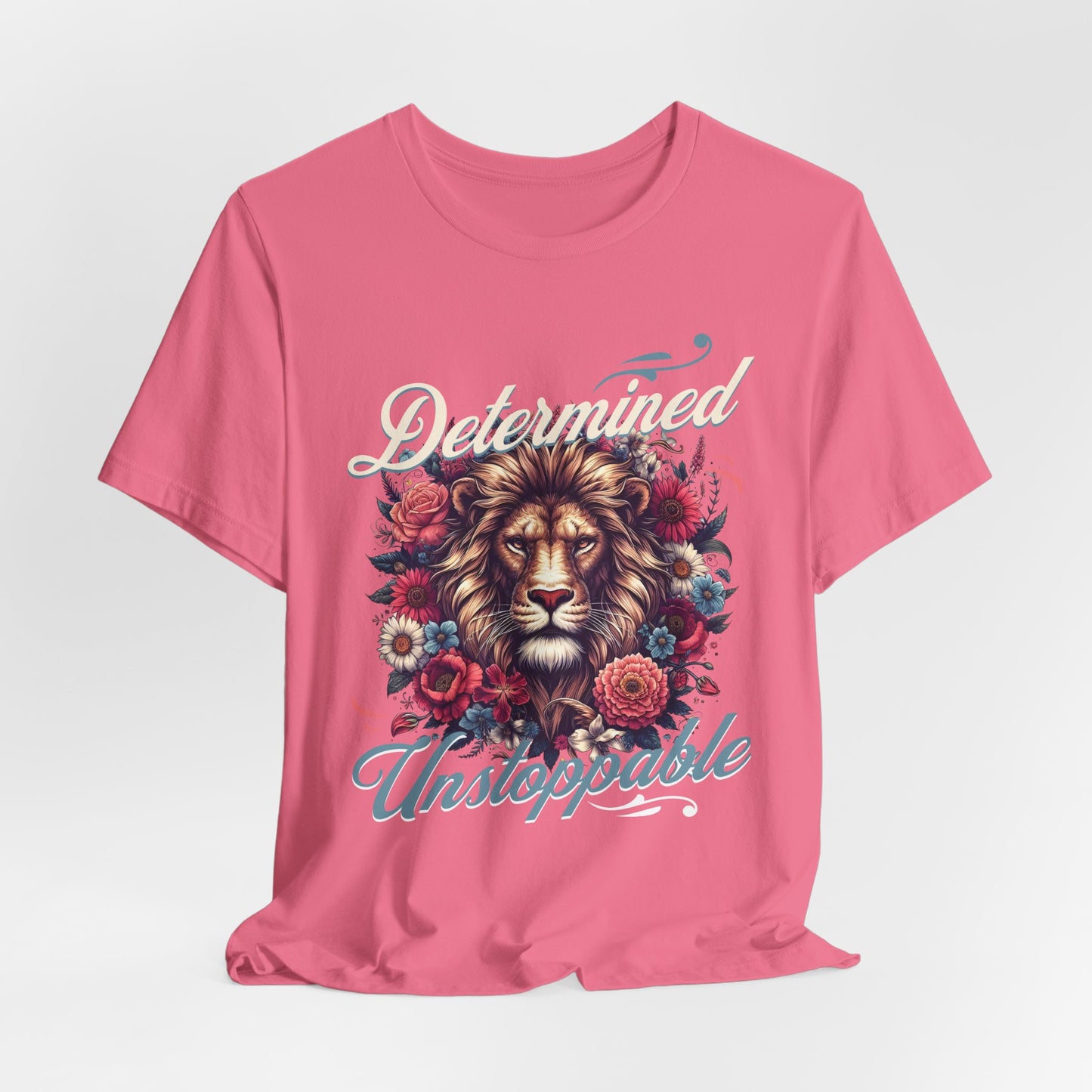 Determined&unstoppable tee, gifts for her, graphic tee, motivational tshirt, great day tee, postive shirt, try me, try it,
