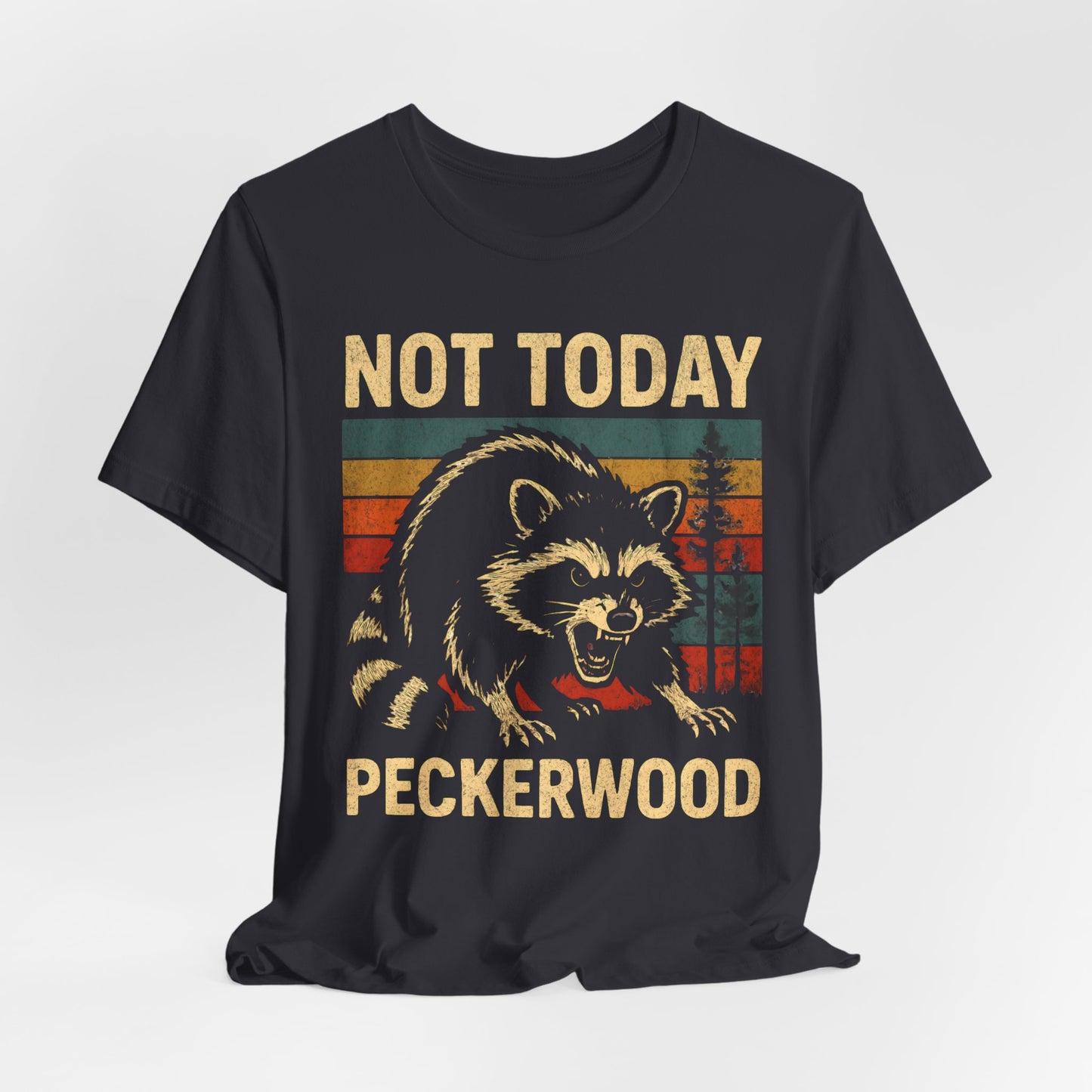 Vintage Raccoon Graphic Tee - Not Today Peckerwood, Animal Lovers Shirt,Cute Sarcastic, Sarcastic Self Love Shirt, Sarcasm shirt