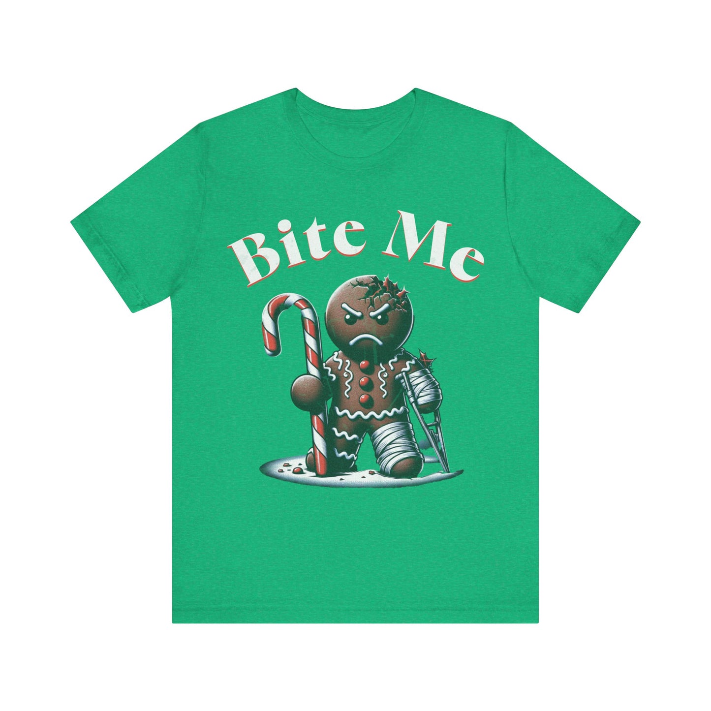 Christmas Gingerbread Bite Me- Tee