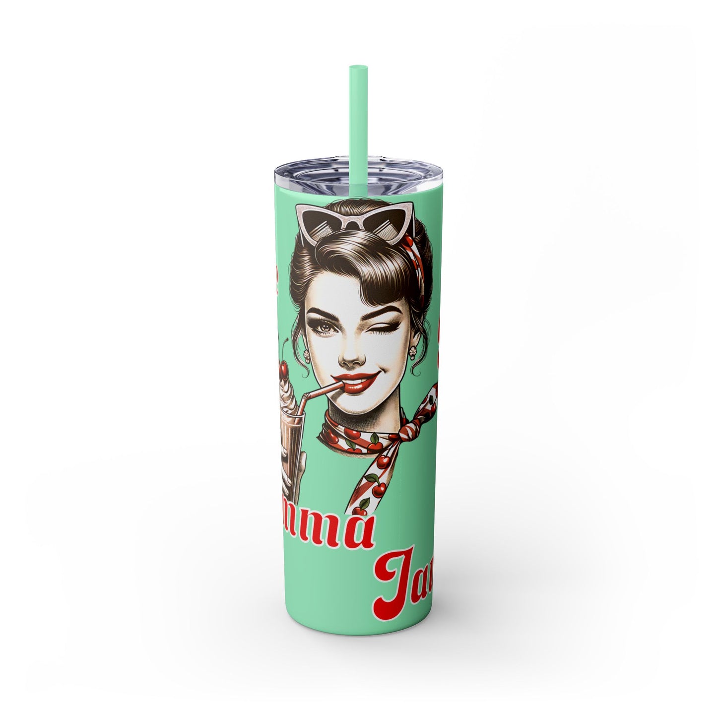 One bad mamma jamma vintage Skinny Tumbler