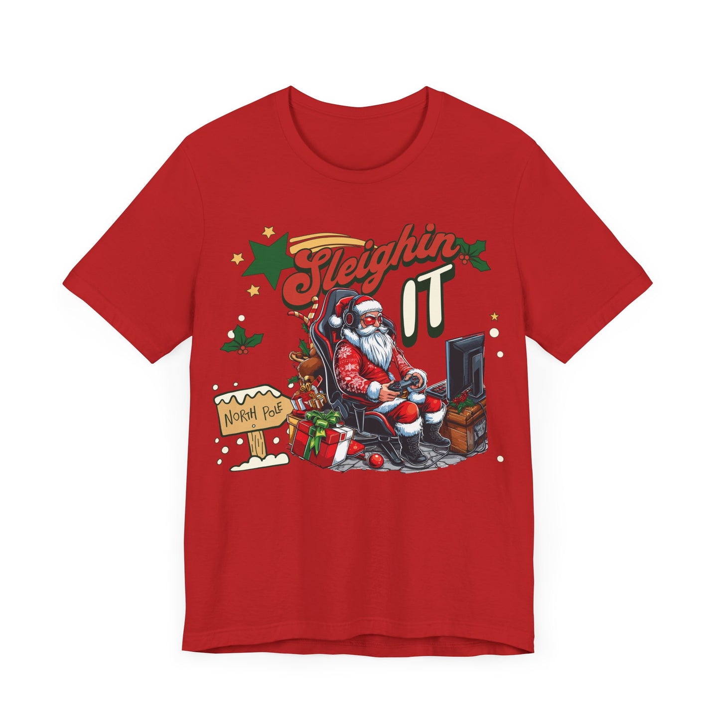 Christmas Santa Family Shirt, Christmas Santa gaming tee