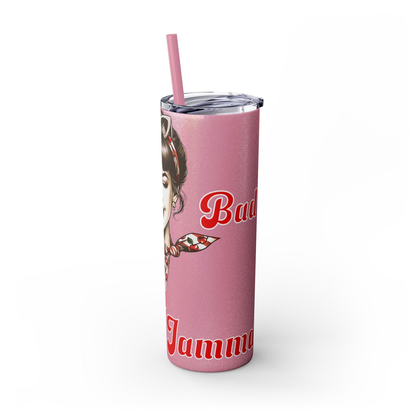 One bad mamma jamma vintage Skinny Tumbler