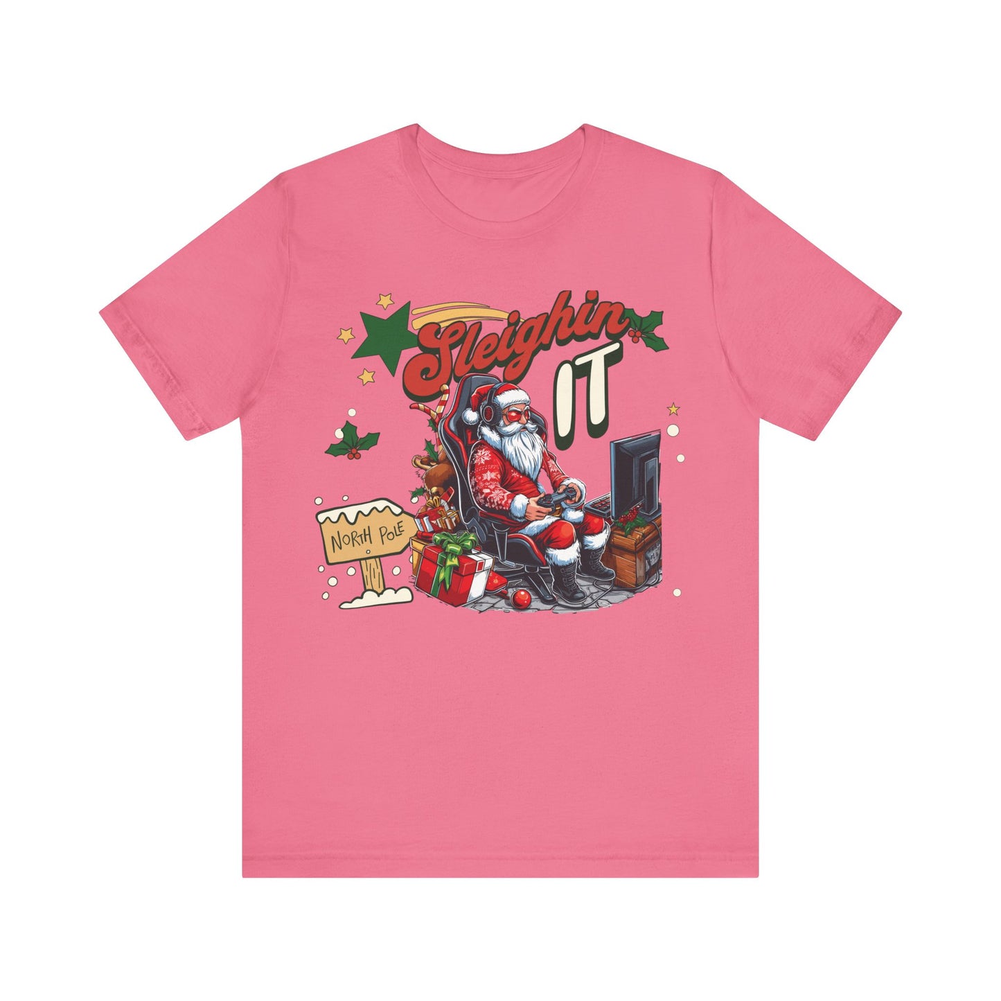 Christmas Santa Family Shirt, Christmas Santa gaming tee