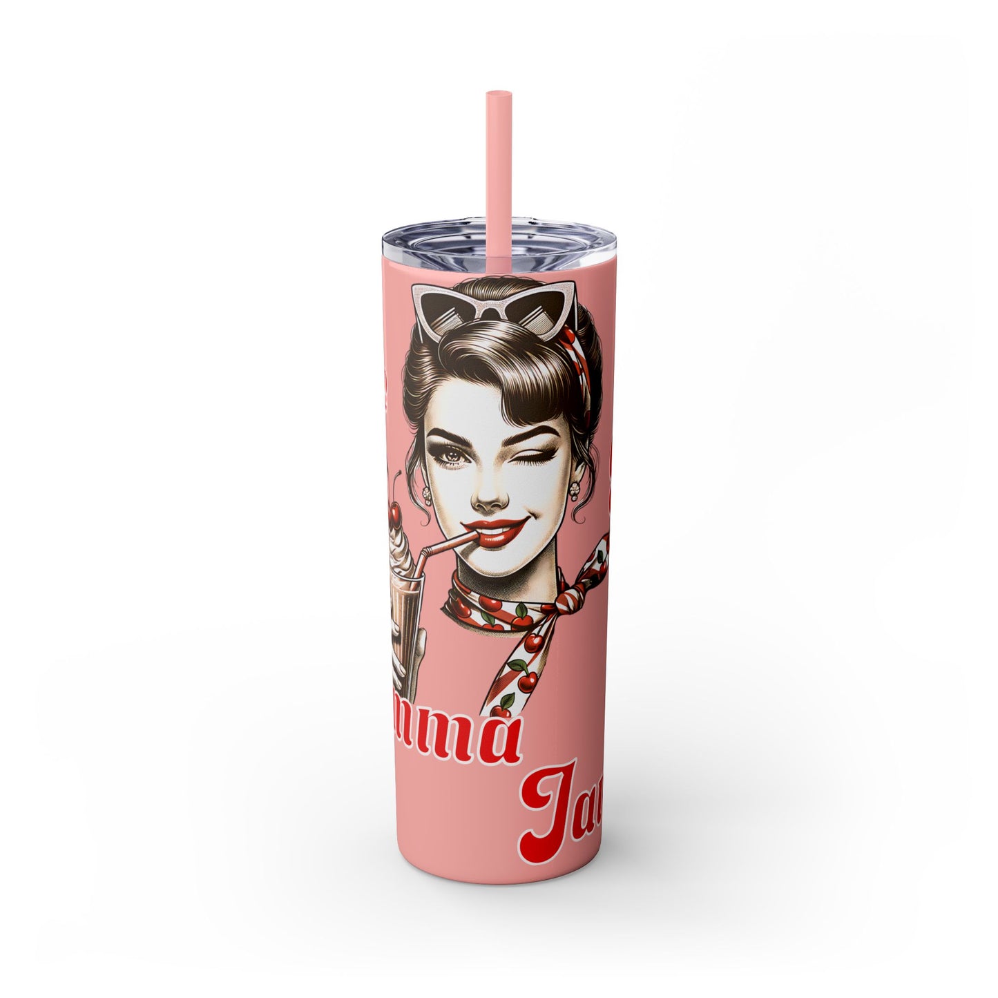 One bad mamma jamma vintage Skinny Tumbler