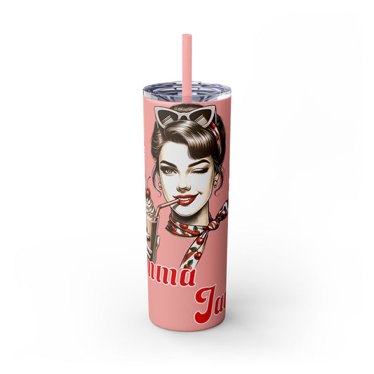 One bad mamma jamma vintage Skinny Tumbler