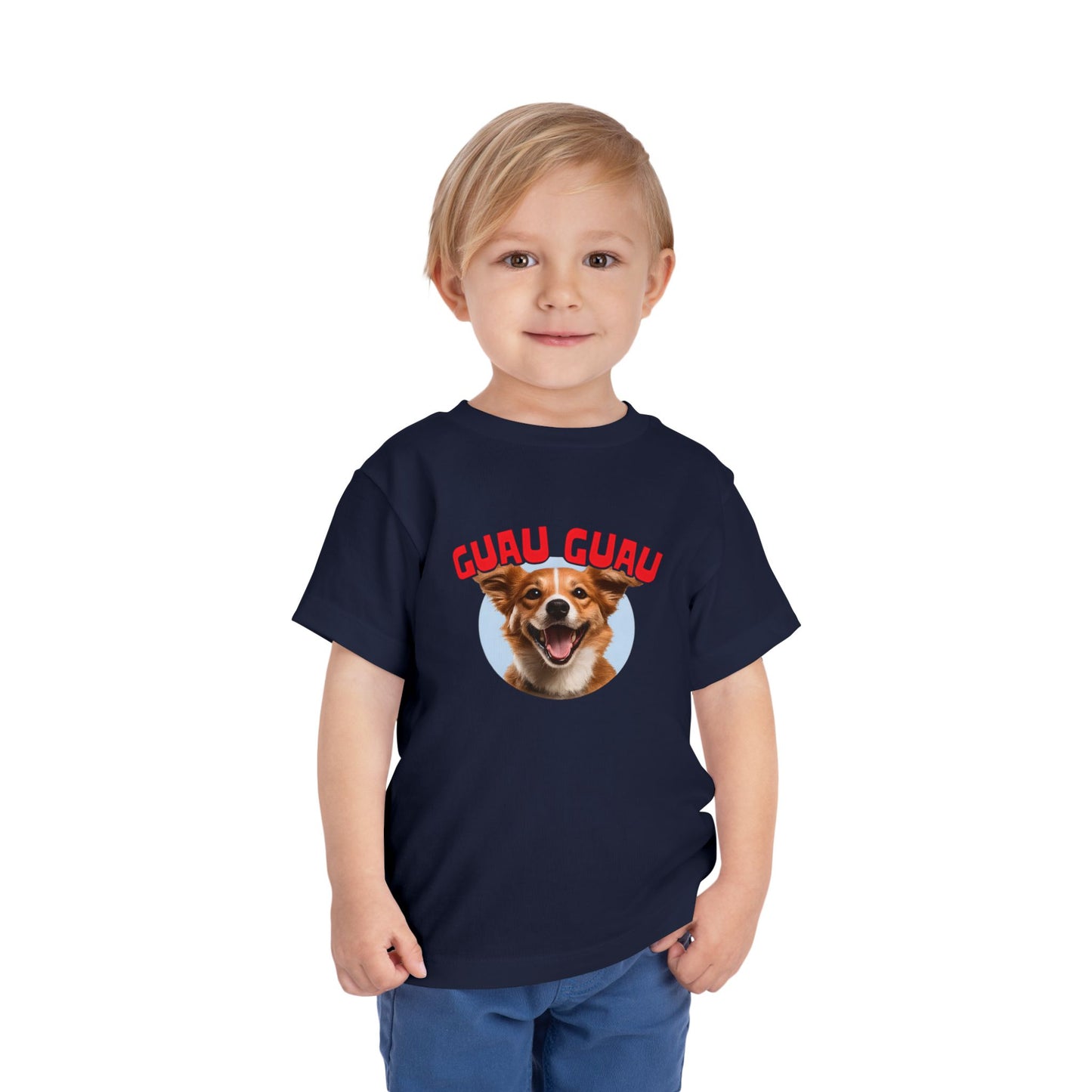Cheerful Dog Tee for Toddlers | Cute Pet -T-Shirt